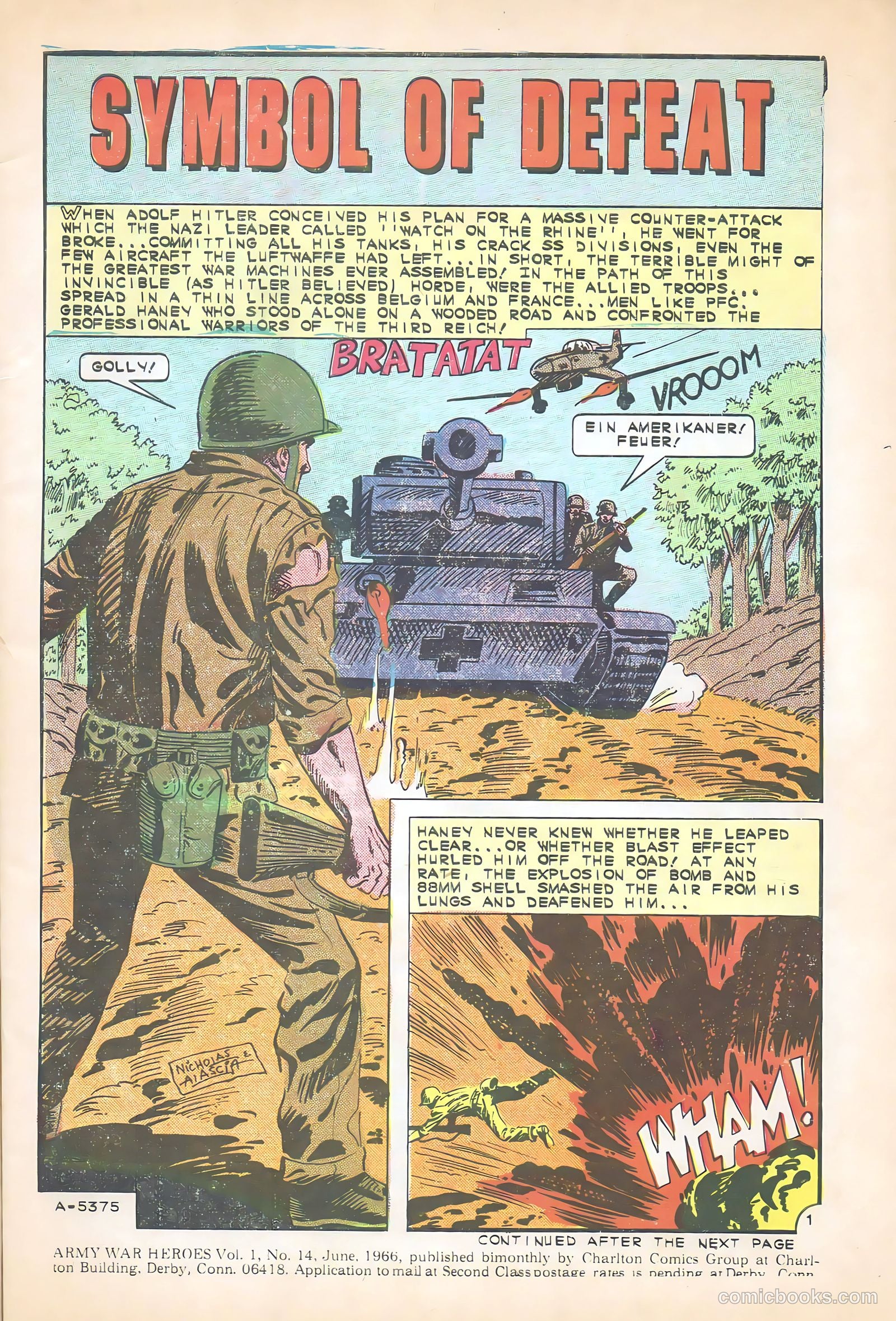 Army War Heroes #14 (1966) — page 3 of 35