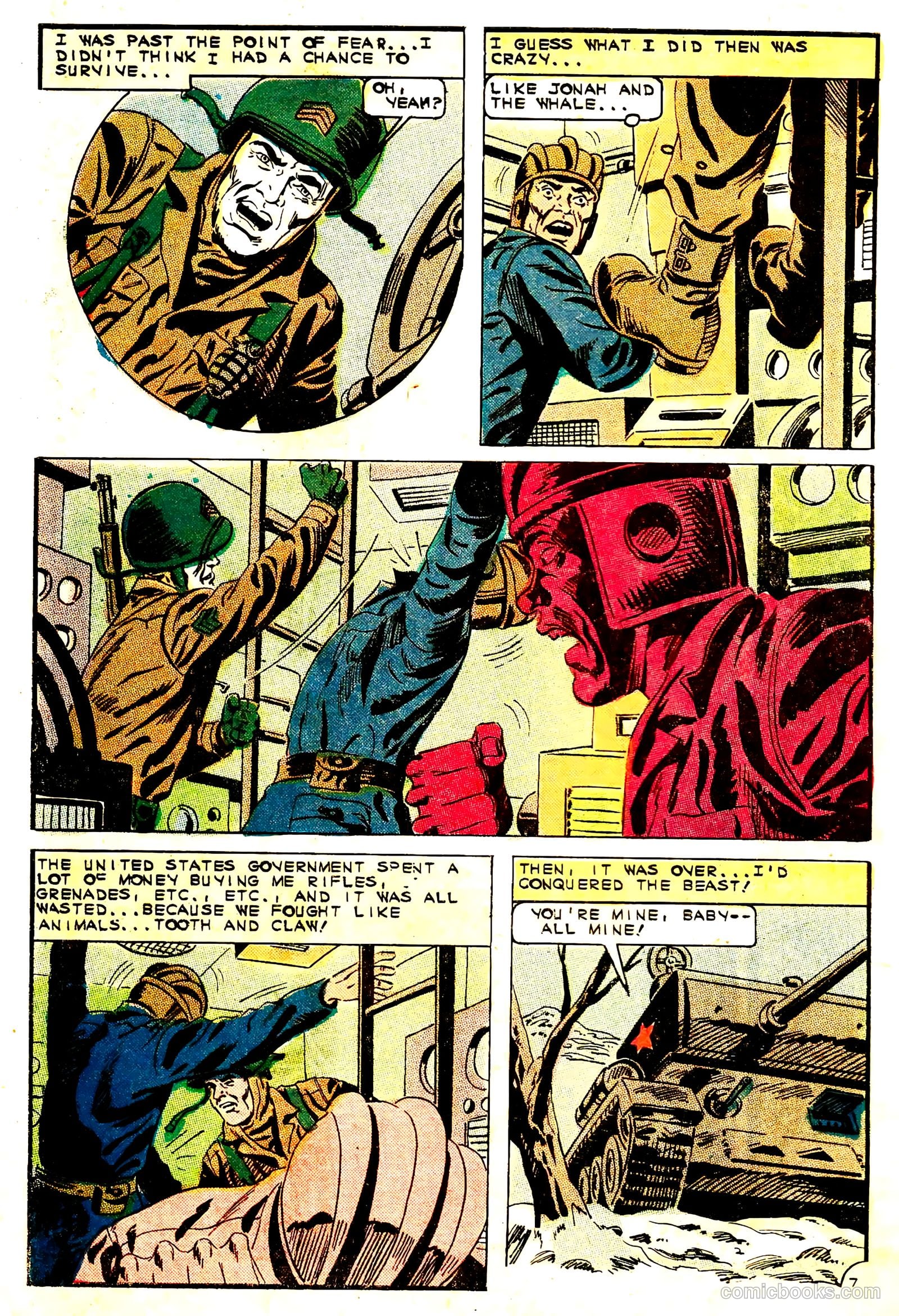 Army War Heroes #15 (1966) — page 32 of 36