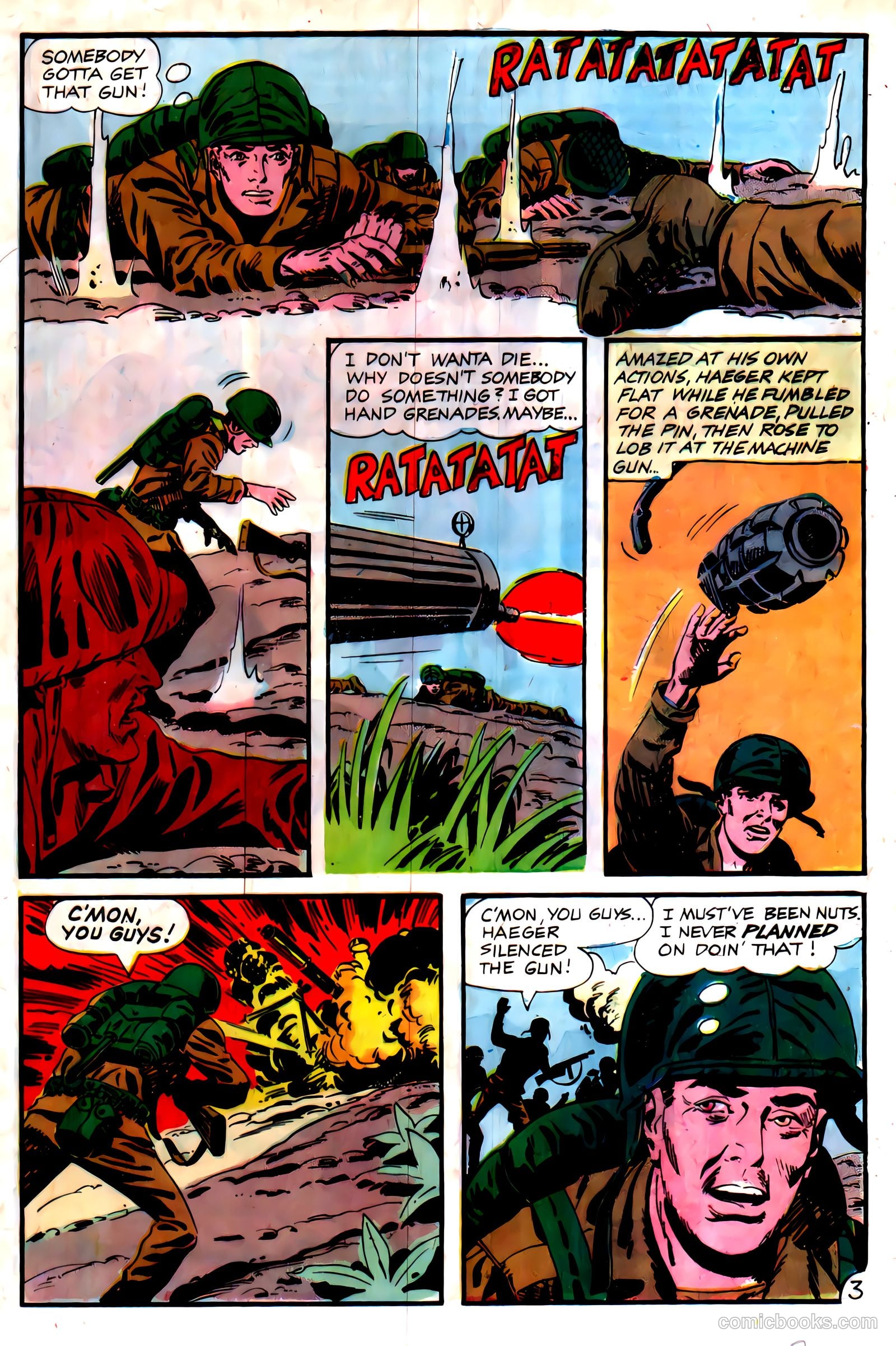Army War Heroes #16 (1966) — page 17 of 36