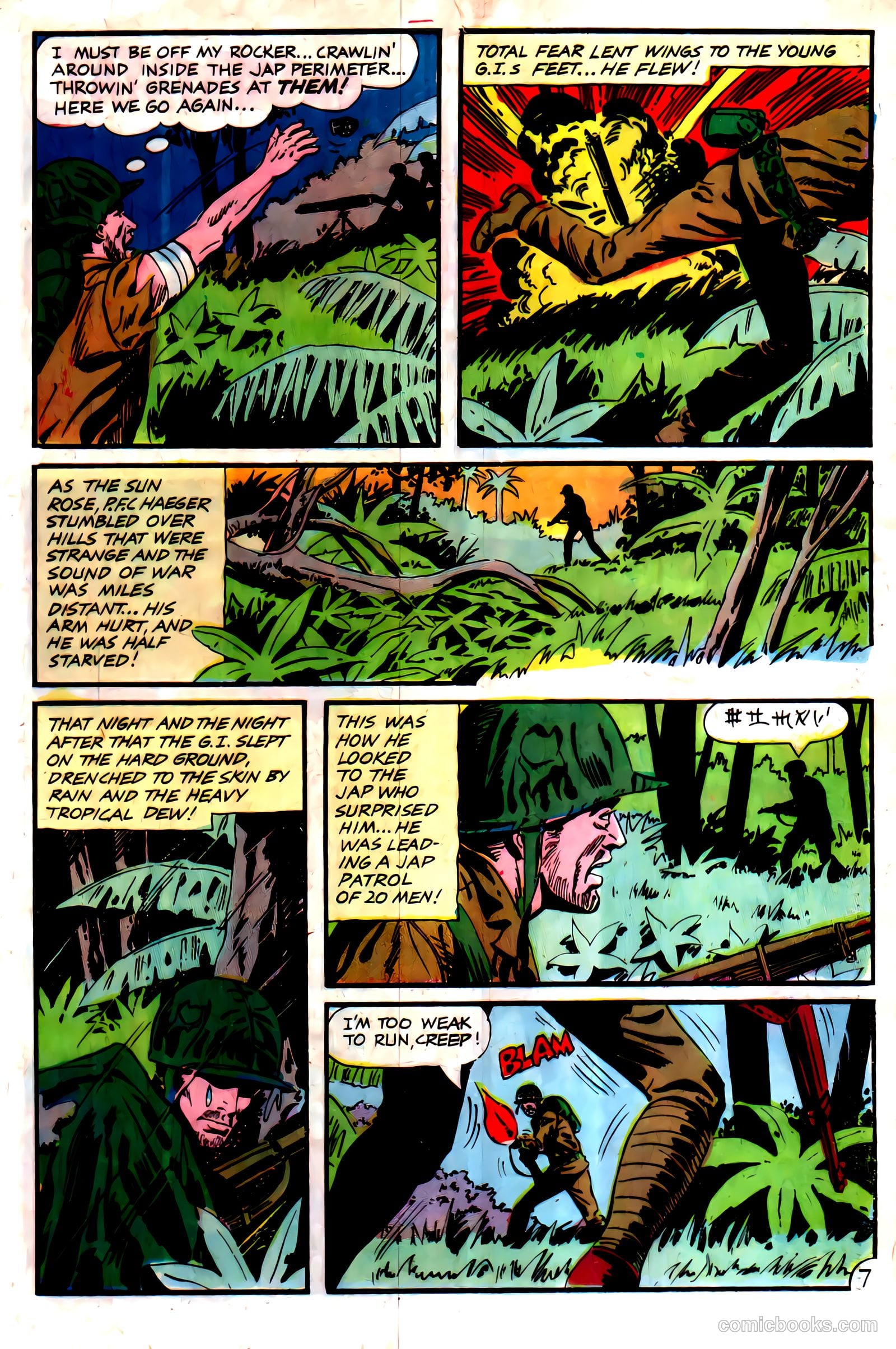 Army War Heroes #16 (1966) — page 21 of 36