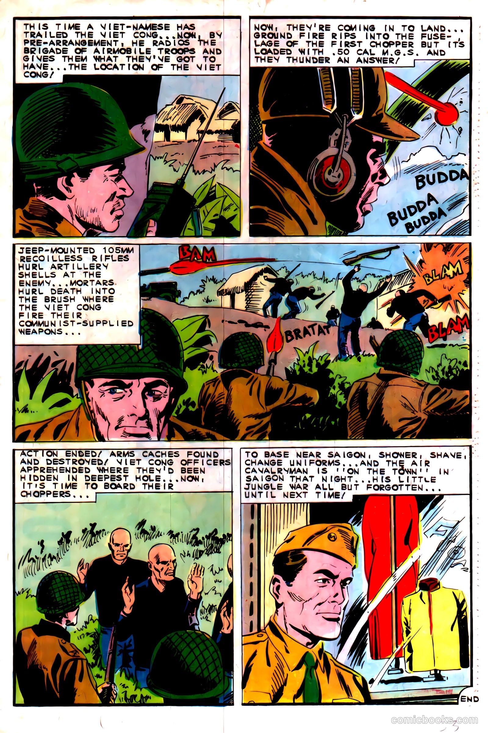 Army War Heroes #16 (1966) — page 33 of 36