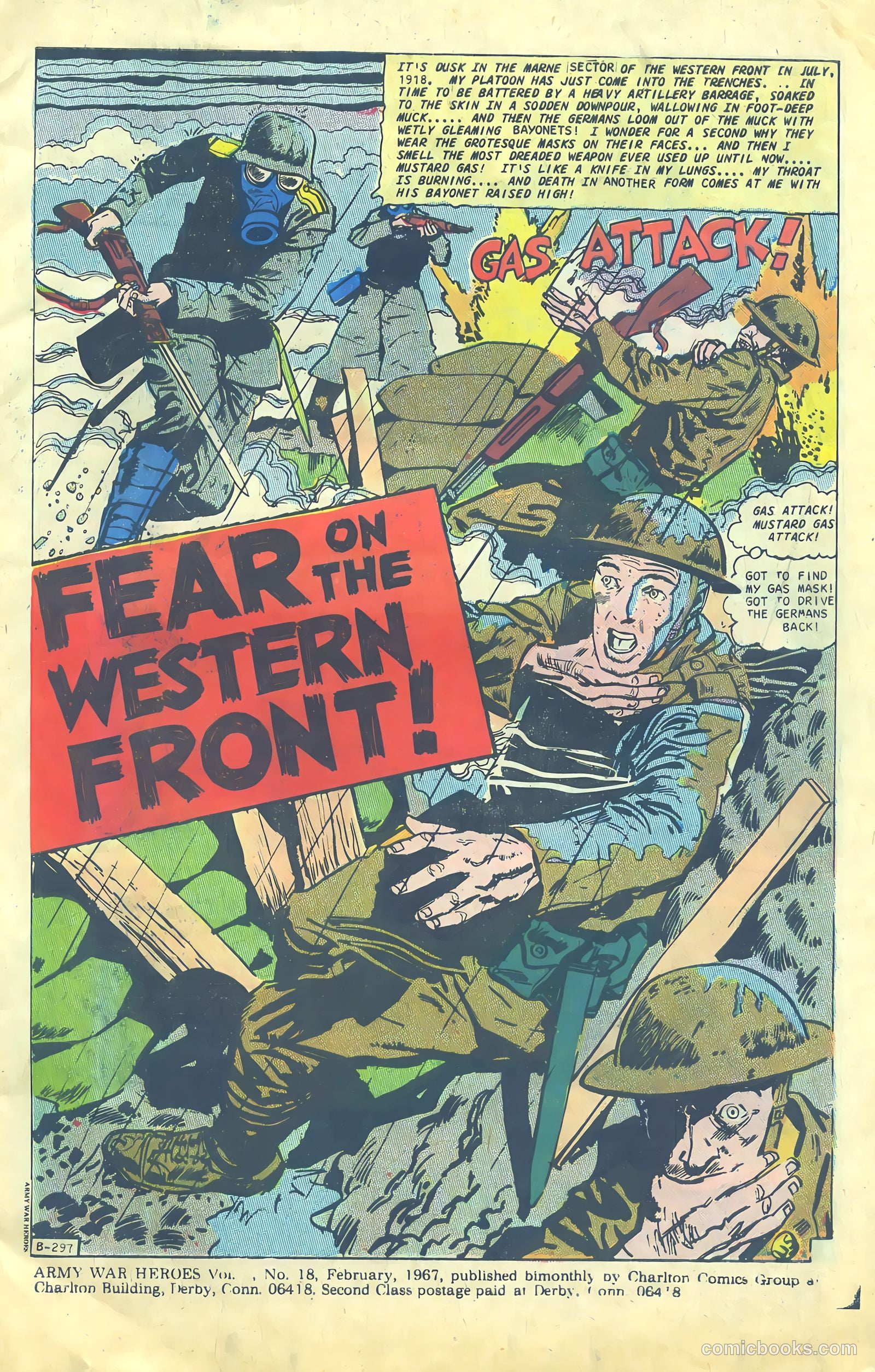 Army War Heroes #18 (1967) — page 3 of 36