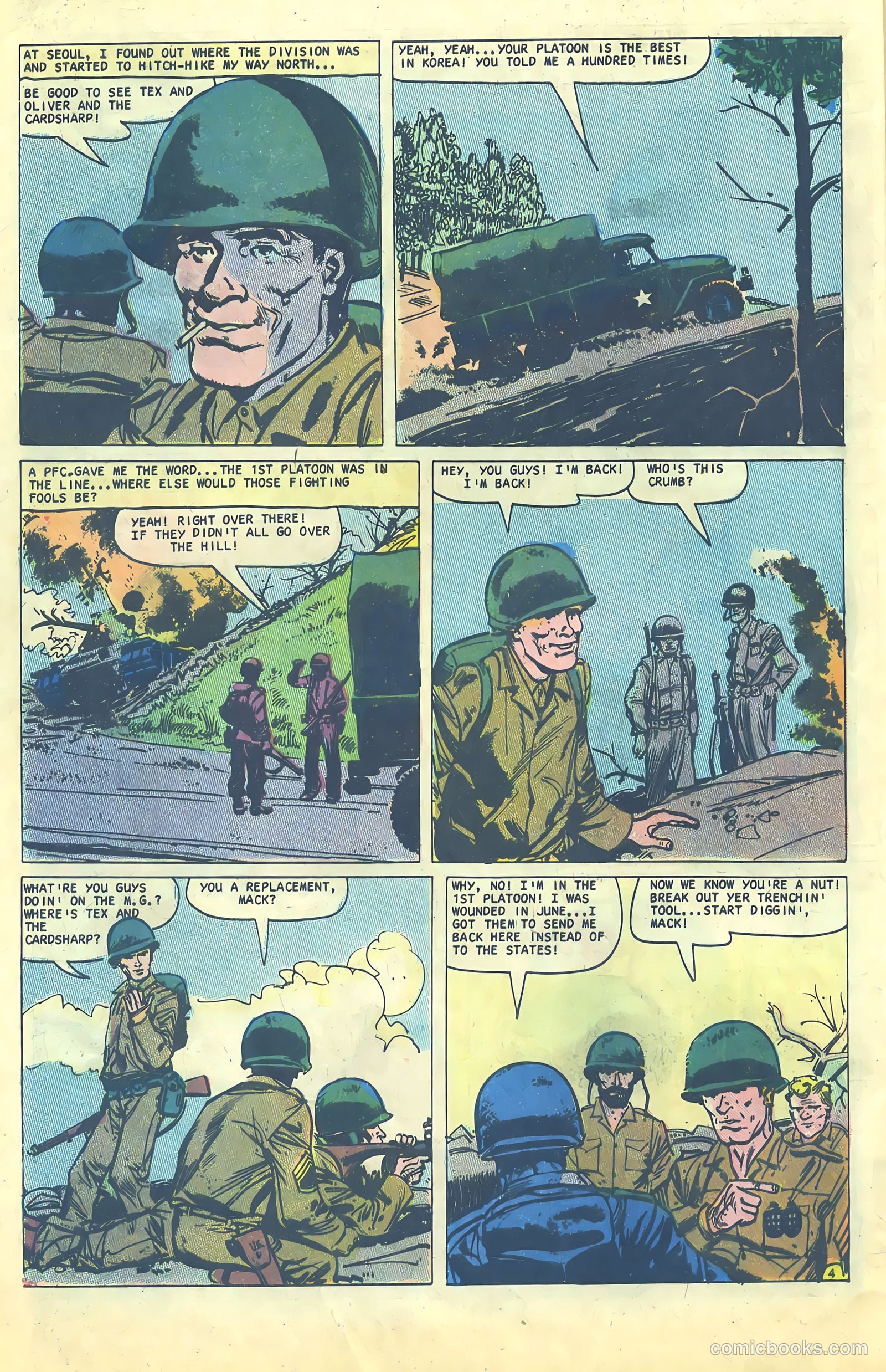 Army War Heroes #18 (1967) — page 28 of 36