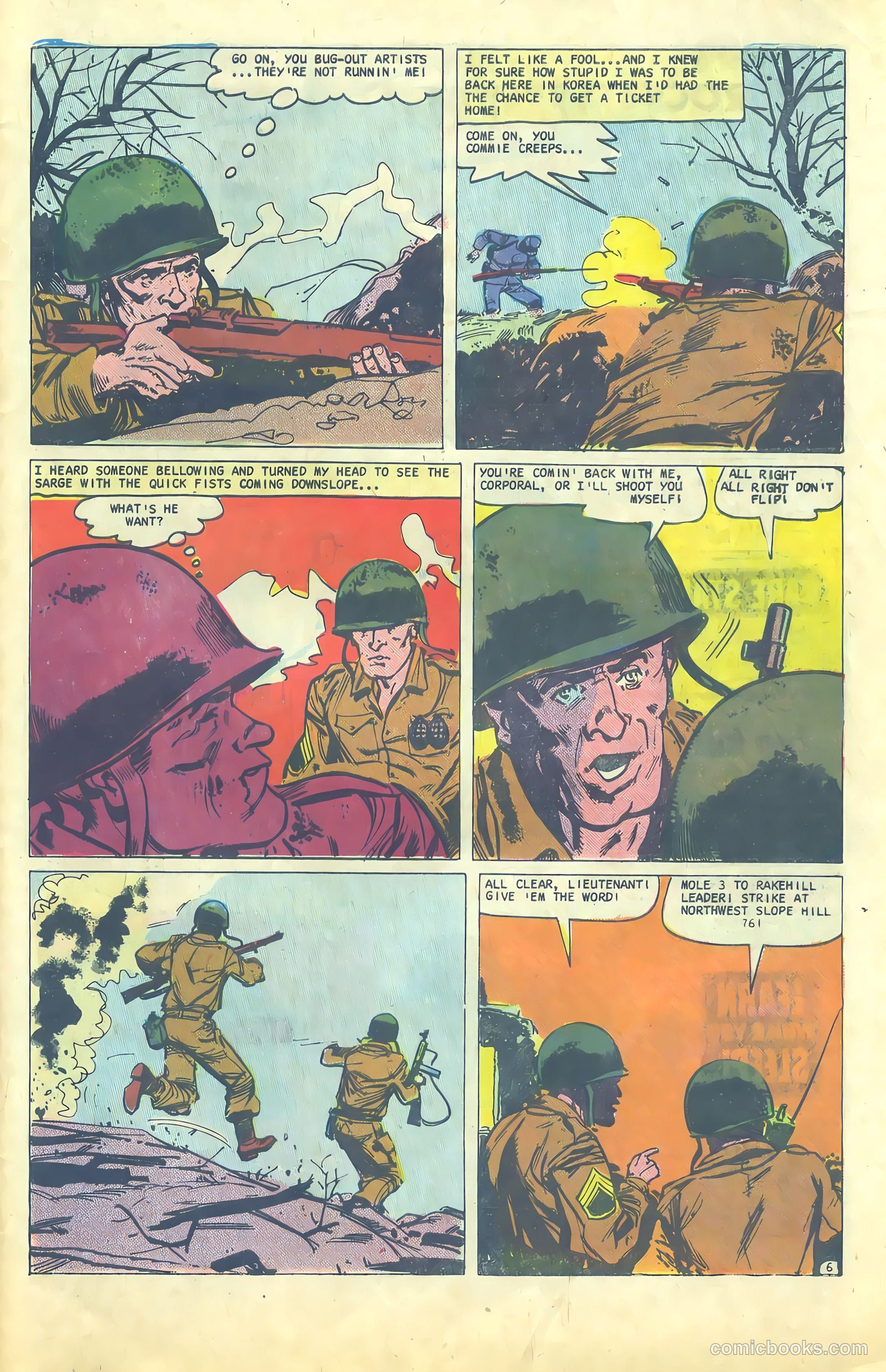 Army War Heroes #18 (1967) — page 31 of 36