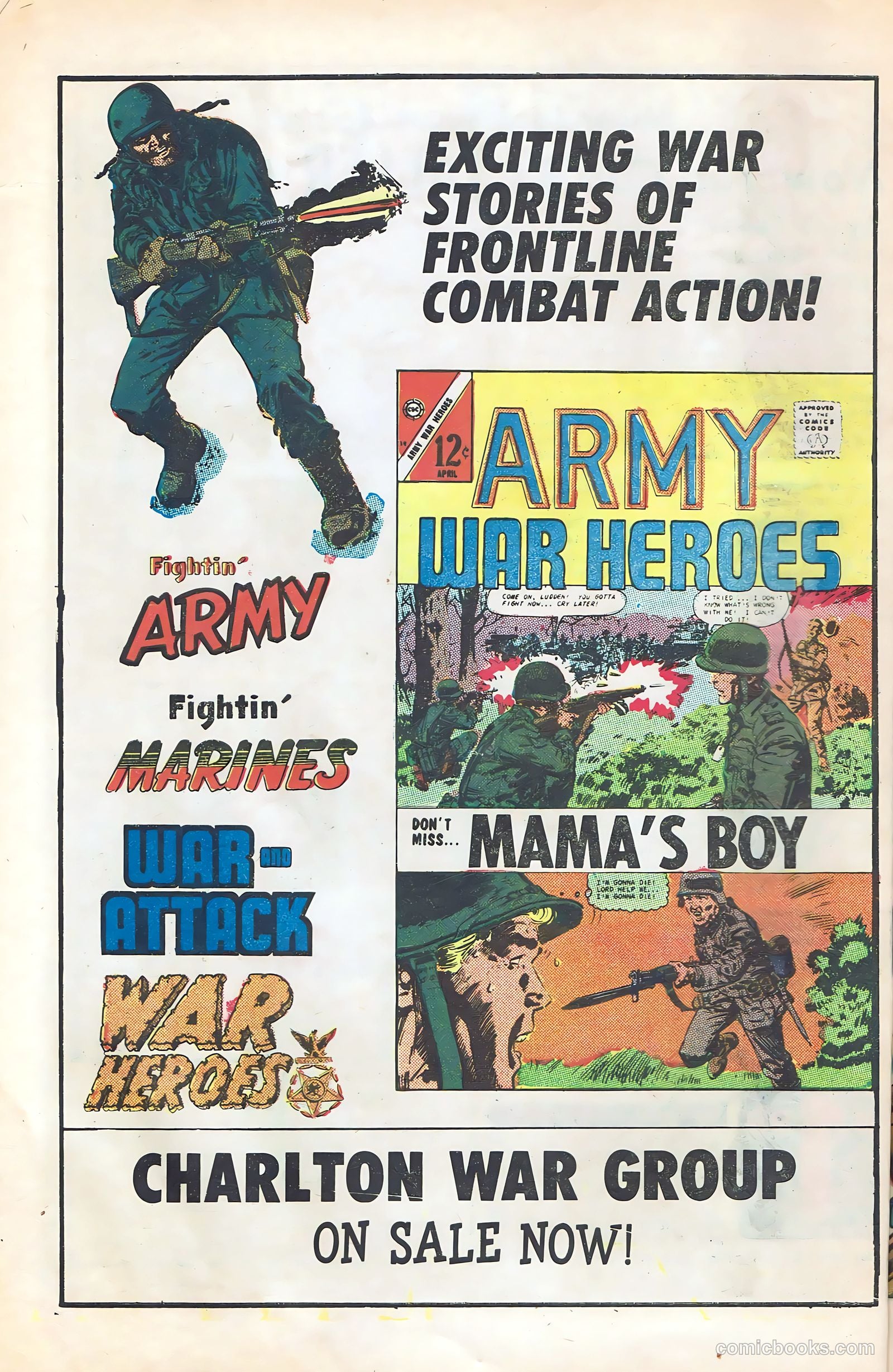 Army War Heroes #19 (1967) — page 8 of 36