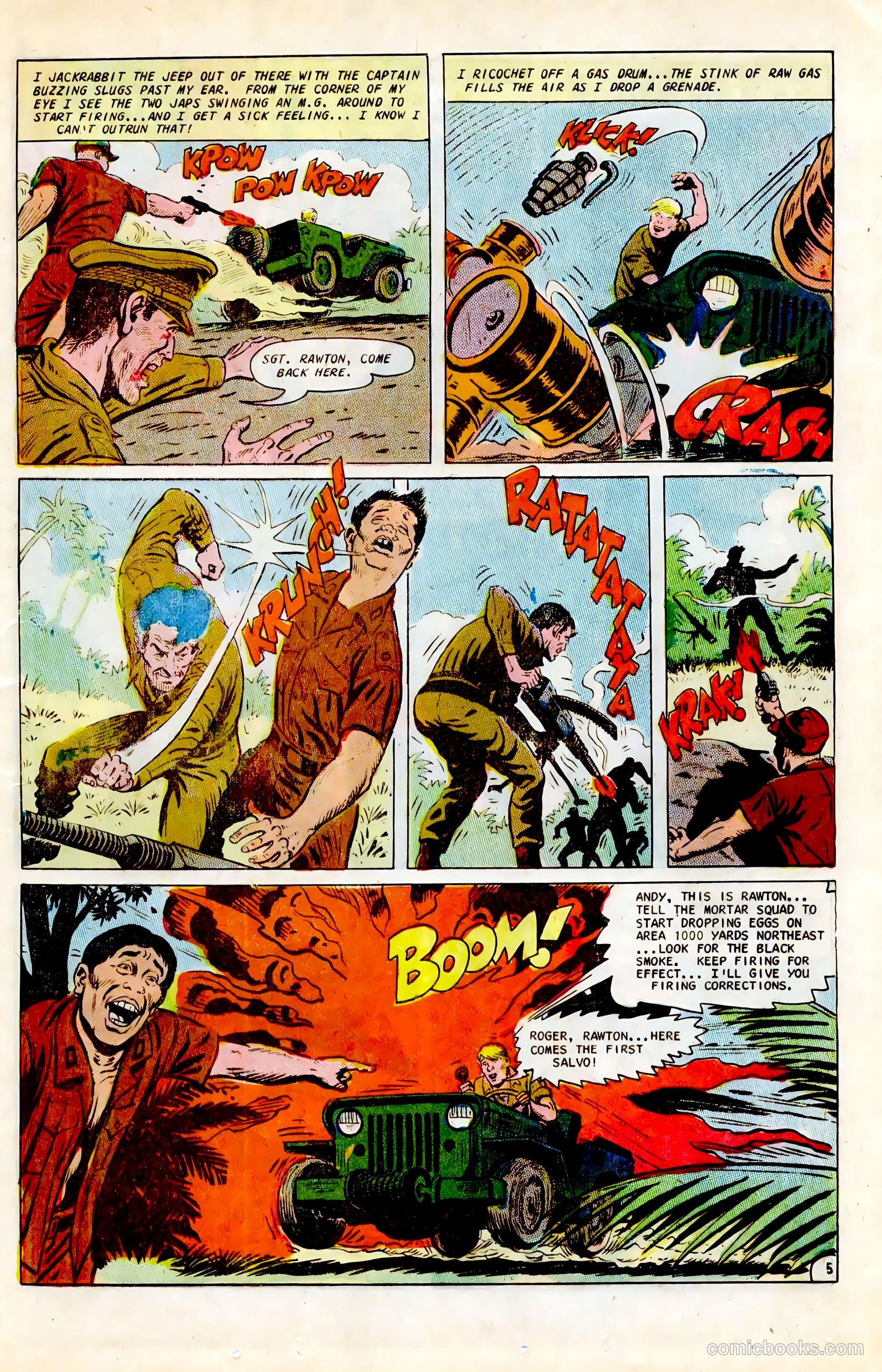 Army War Heroes #20 (1967) — page 17 of 36