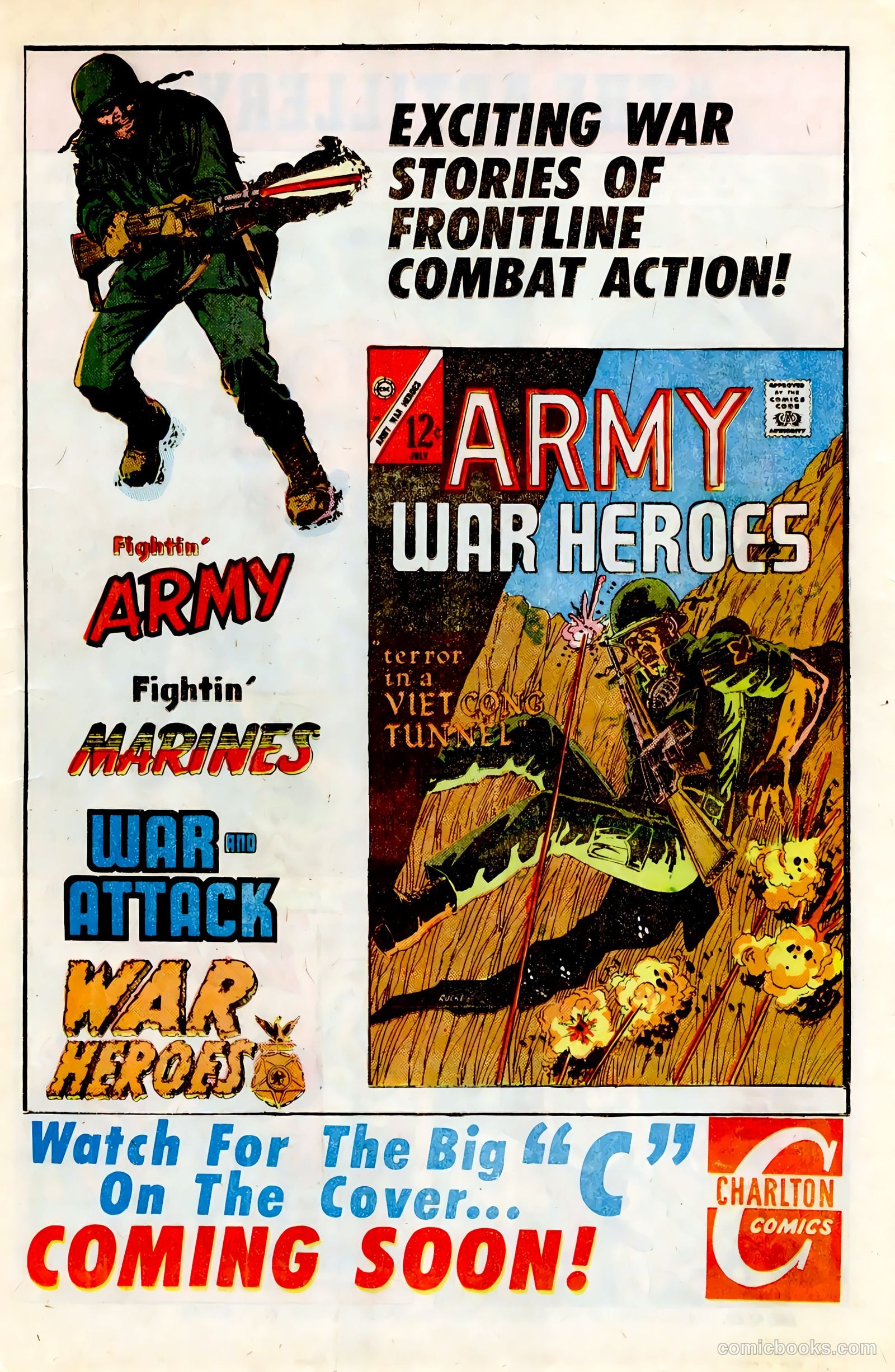 Army War Heroes #20 (1967) — page 19 of 36