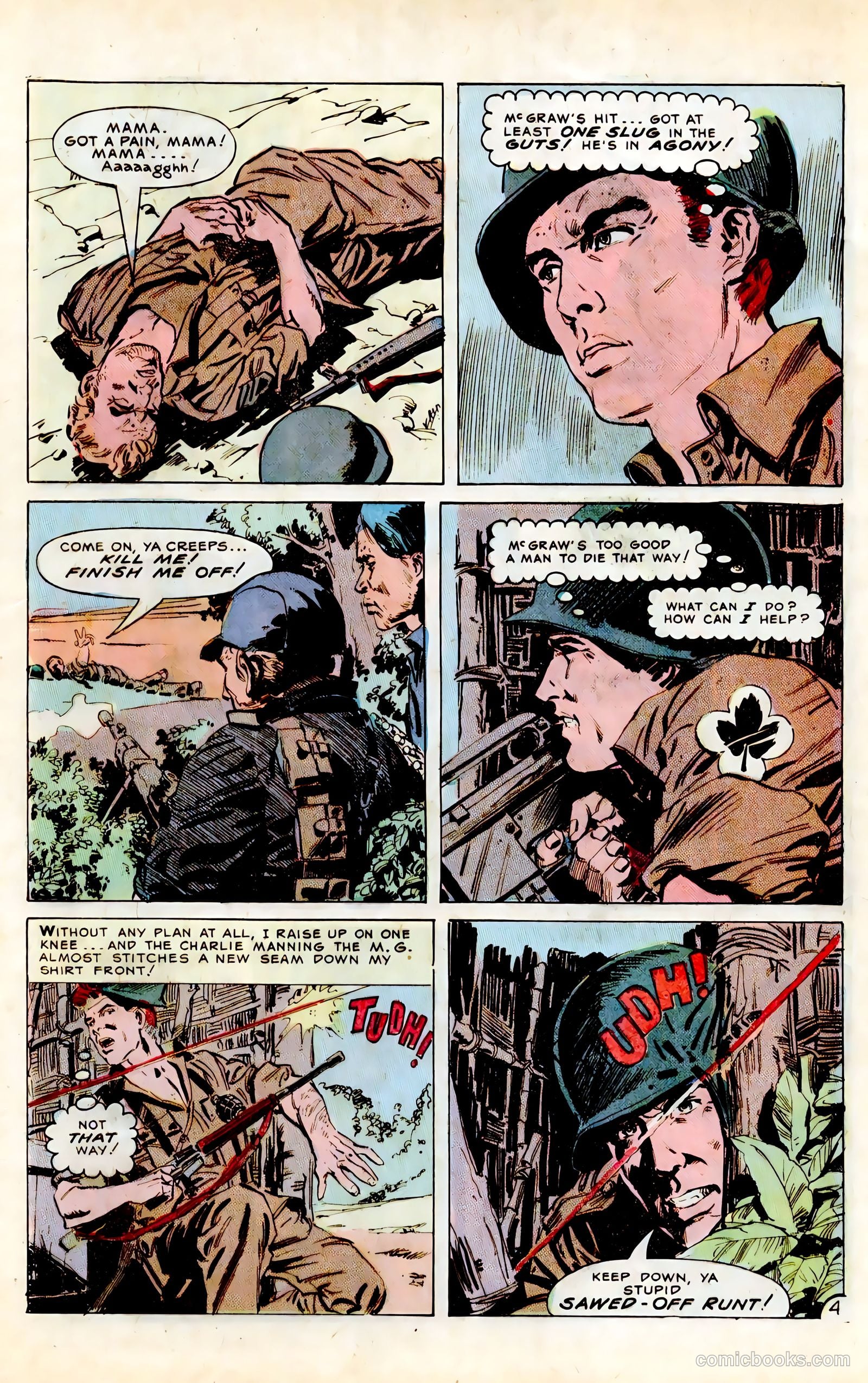 Army War Heroes #20 (1967) — page 28 of 36