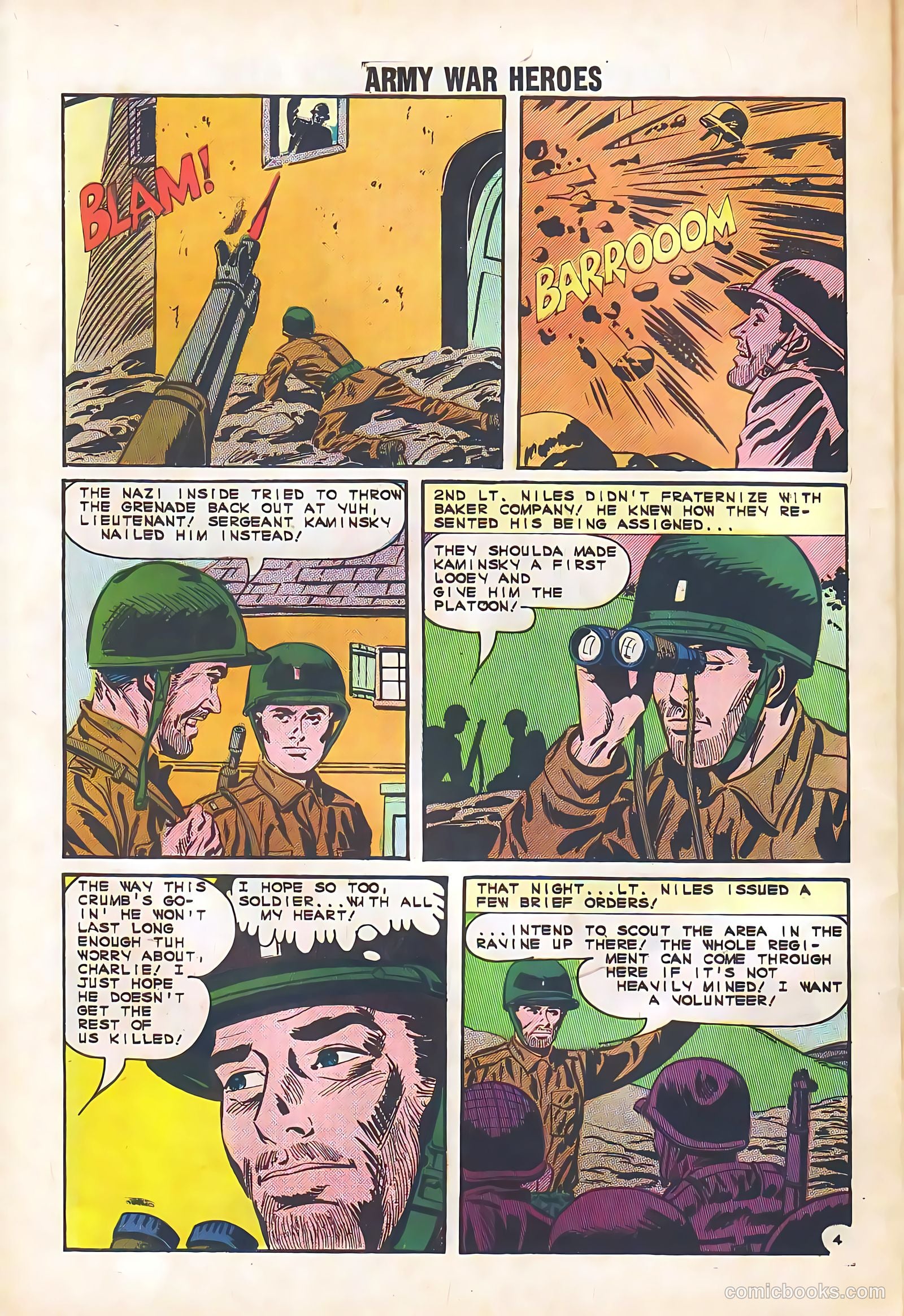 Army War Heroes #4 (1964) — page 30 of 36