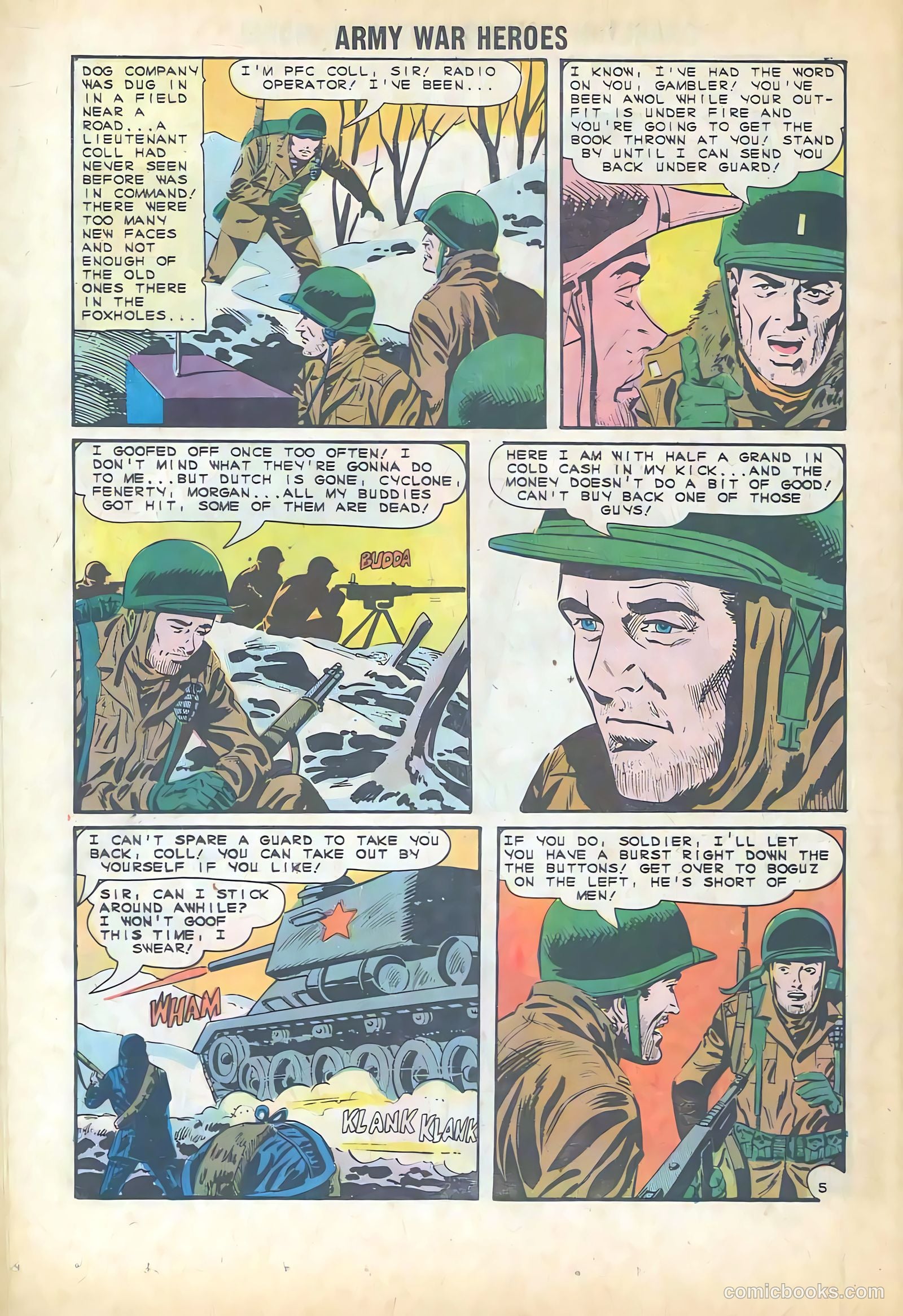 Army War Heroes #5 (1964) — page 18 of 36