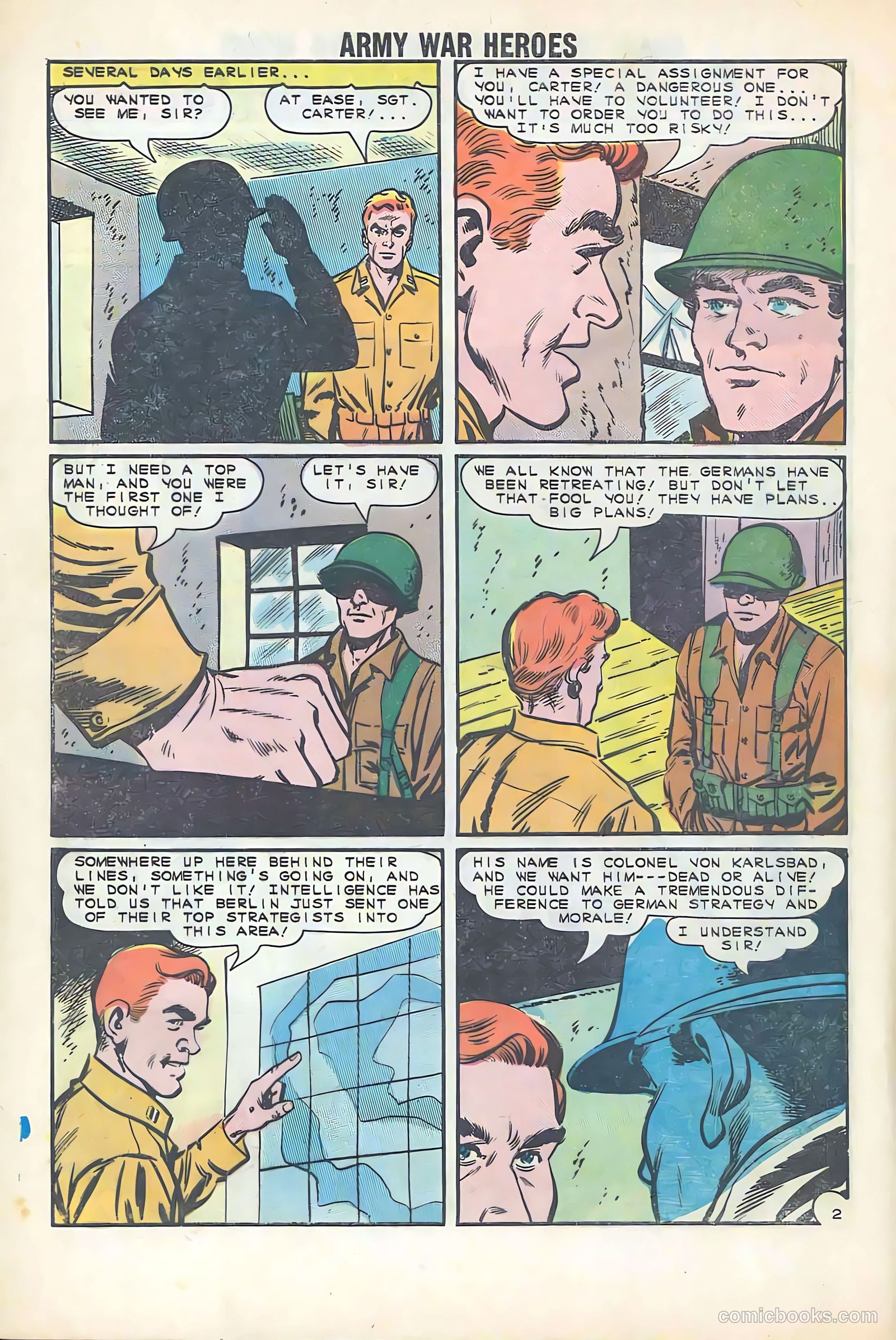 Army War Heroes #6 (1964) — page 4 of 36