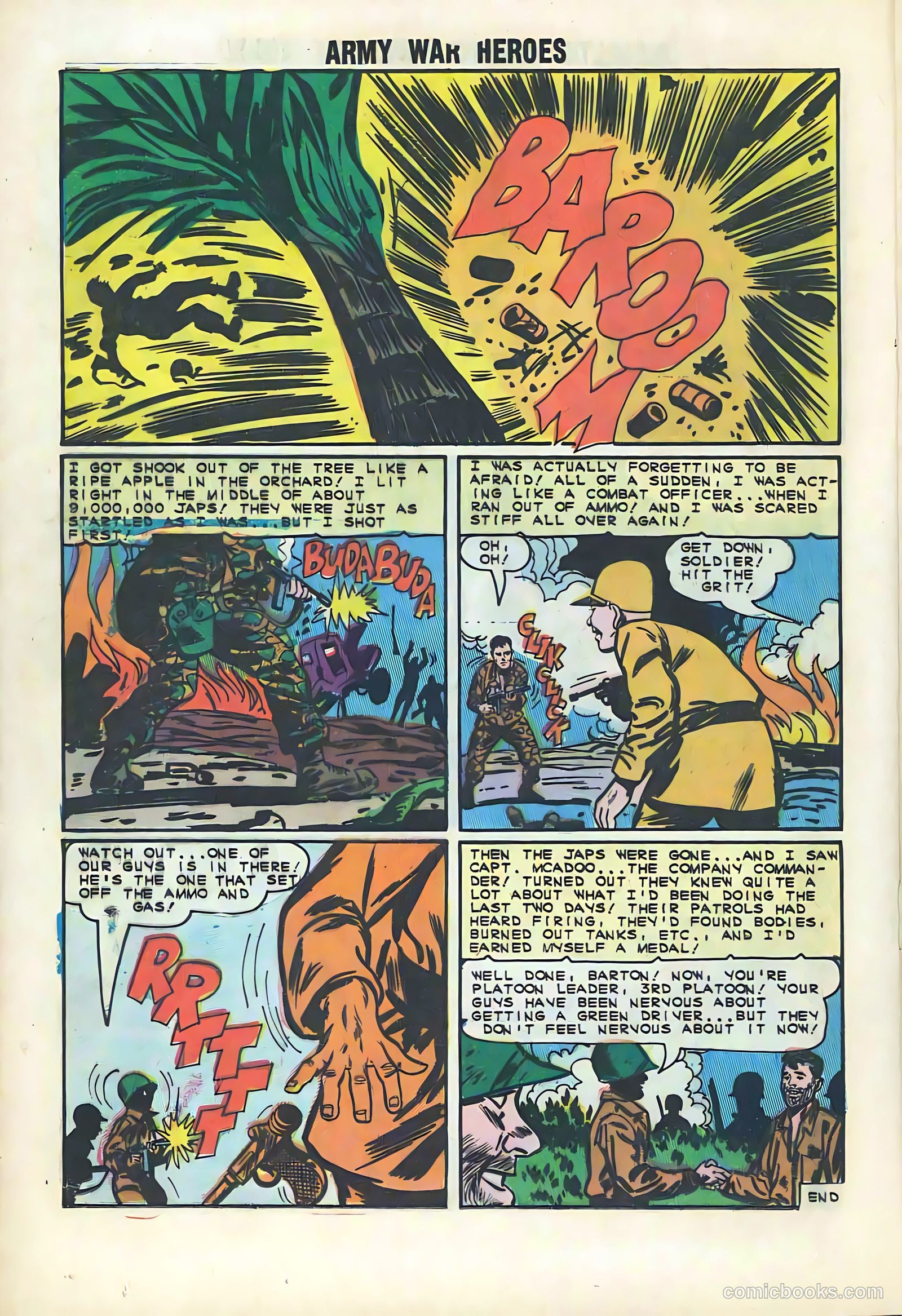 Army War Heroes #7 (1965) — page 20 of 36