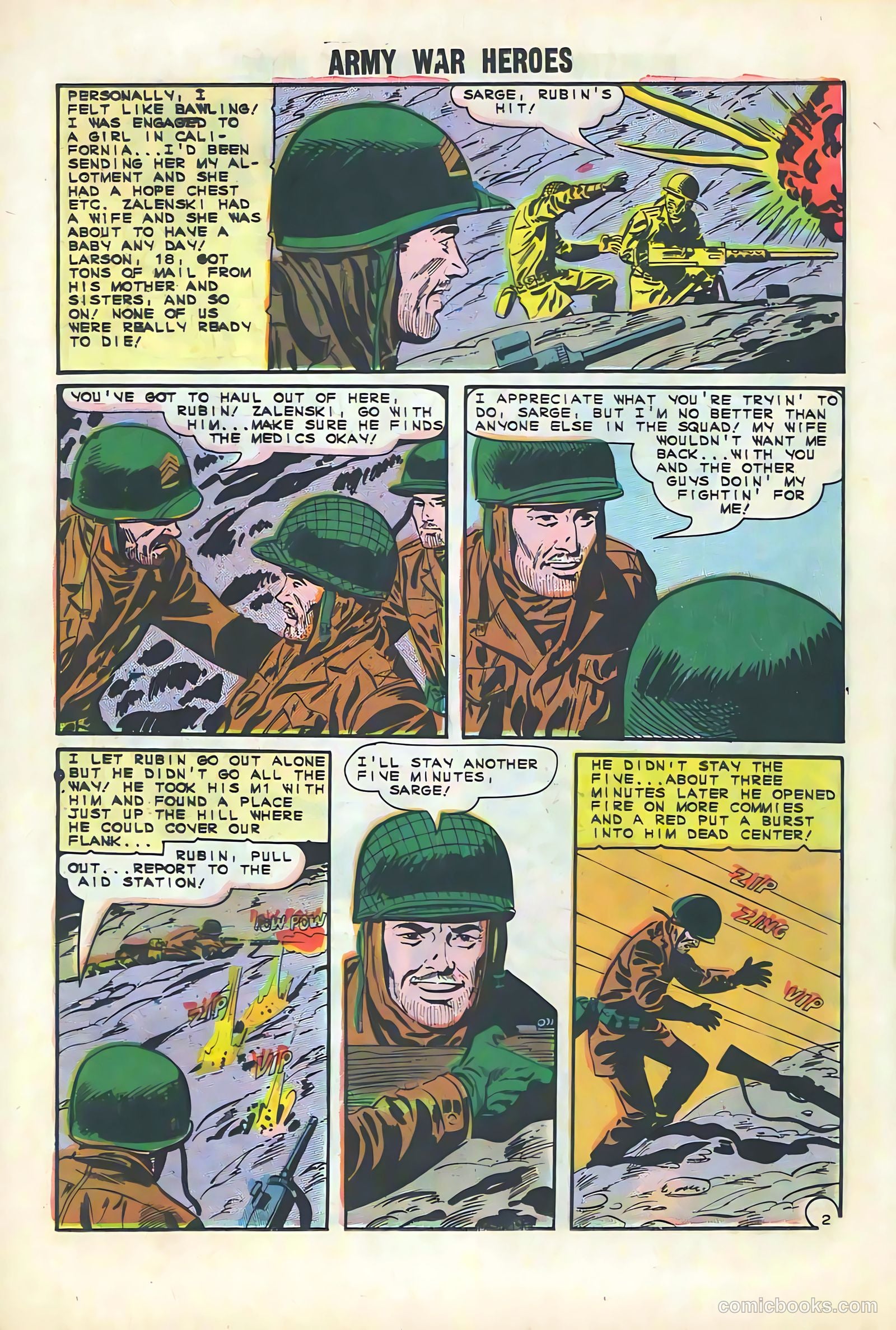 Army War Heroes #7 (1965) — page 26 of 36