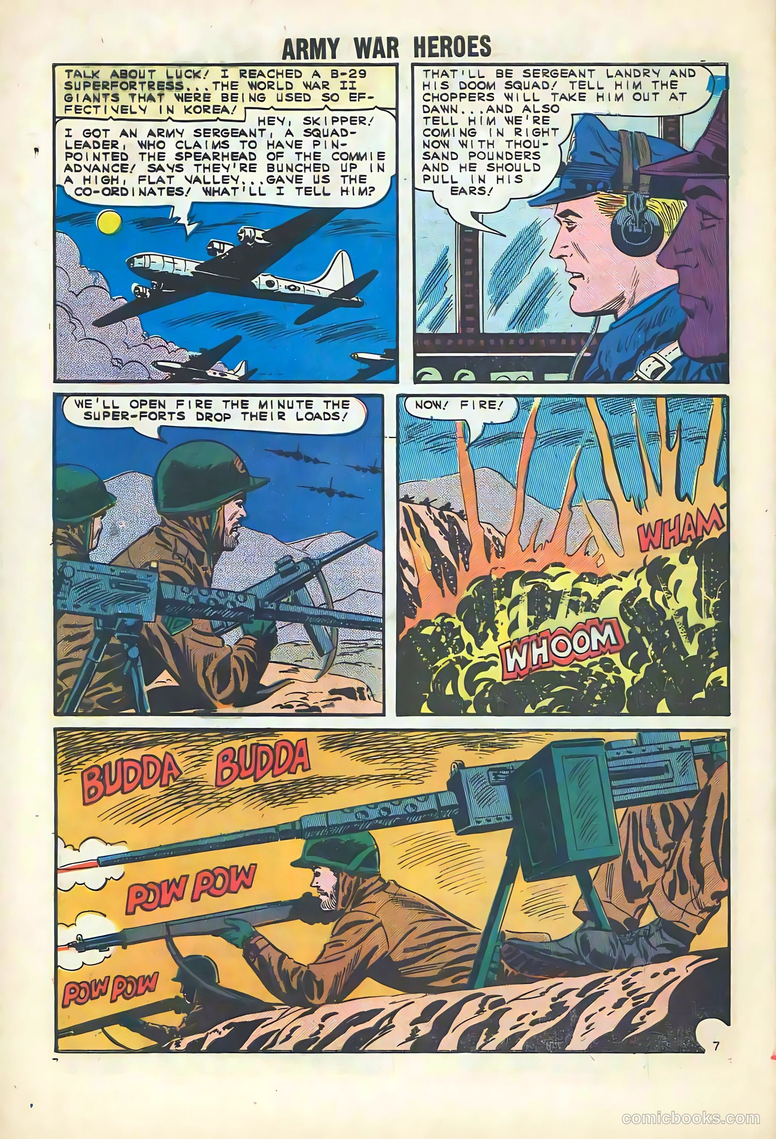 Army War Heroes #7 (1965) — page 32 of 36