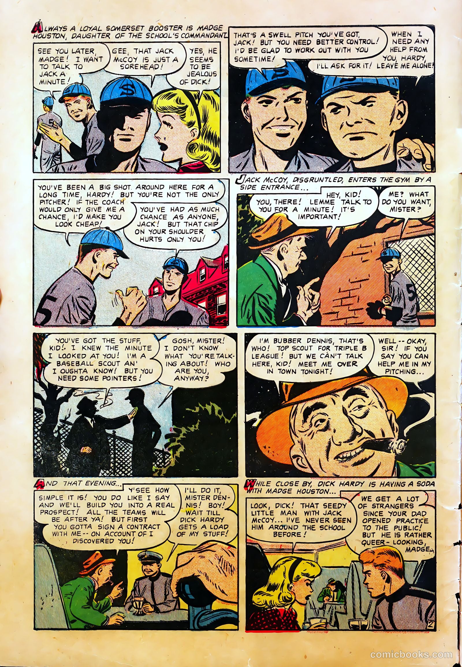 Mel Allen Sports Comics #6 (1950) — page 4 of 36
