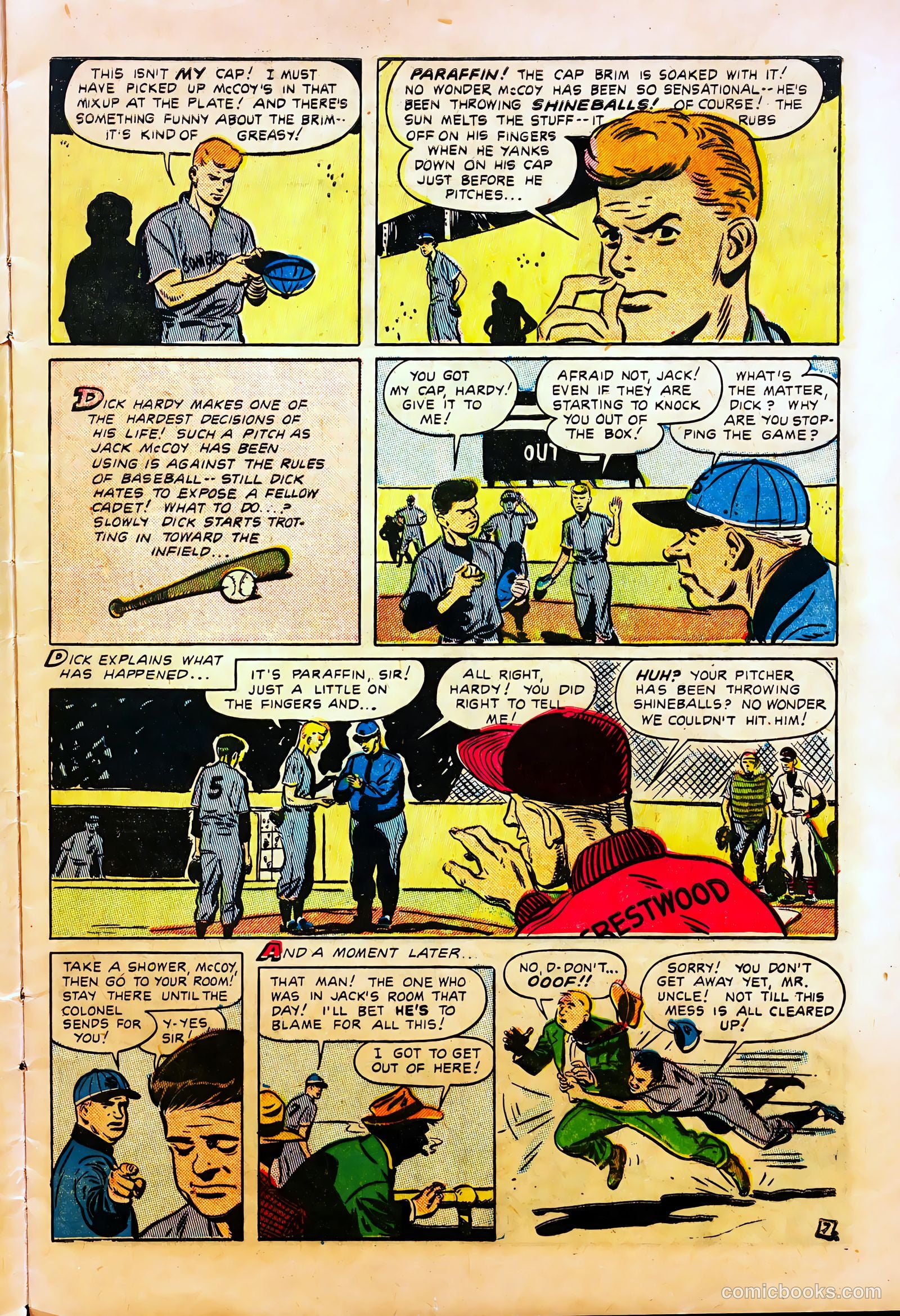 Mel Allen Sports Comics #6 (1950) — page 9 of 36