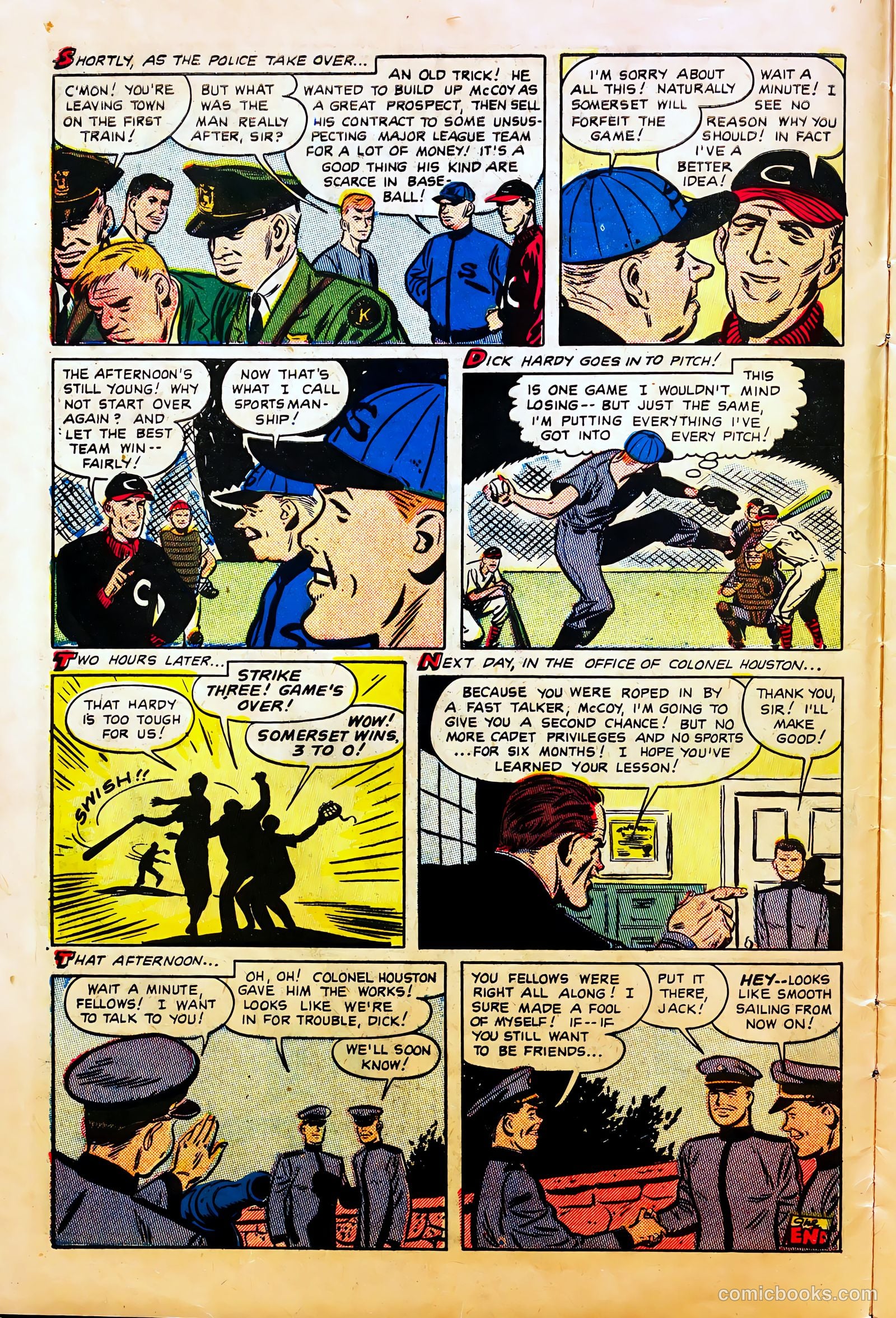 Mel Allen Sports Comics #6 (1950) — page 10 of 36