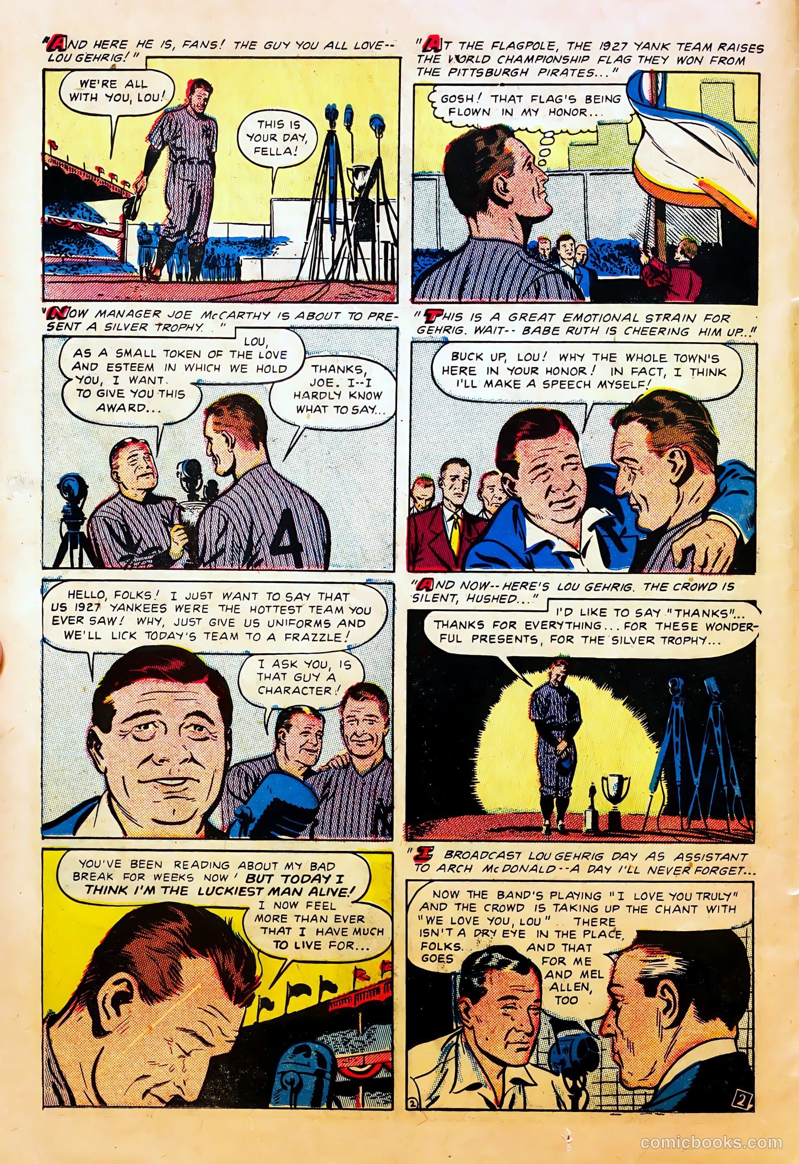 Mel Allen Sports Comics #6 (1950) — page 14 of 36