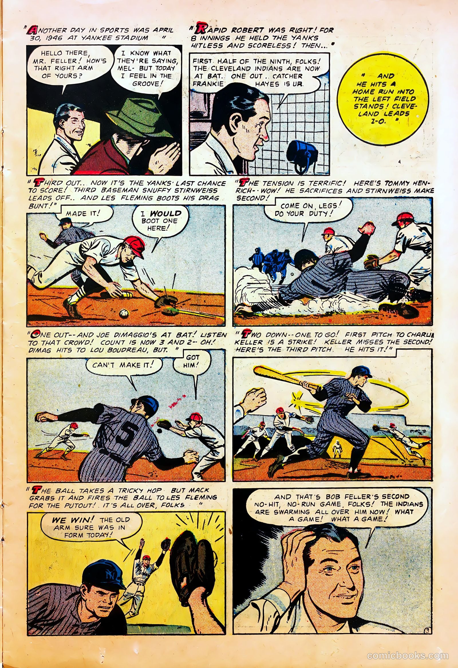 Mel Allen Sports Comics #6 (1950) — page 15 of 36