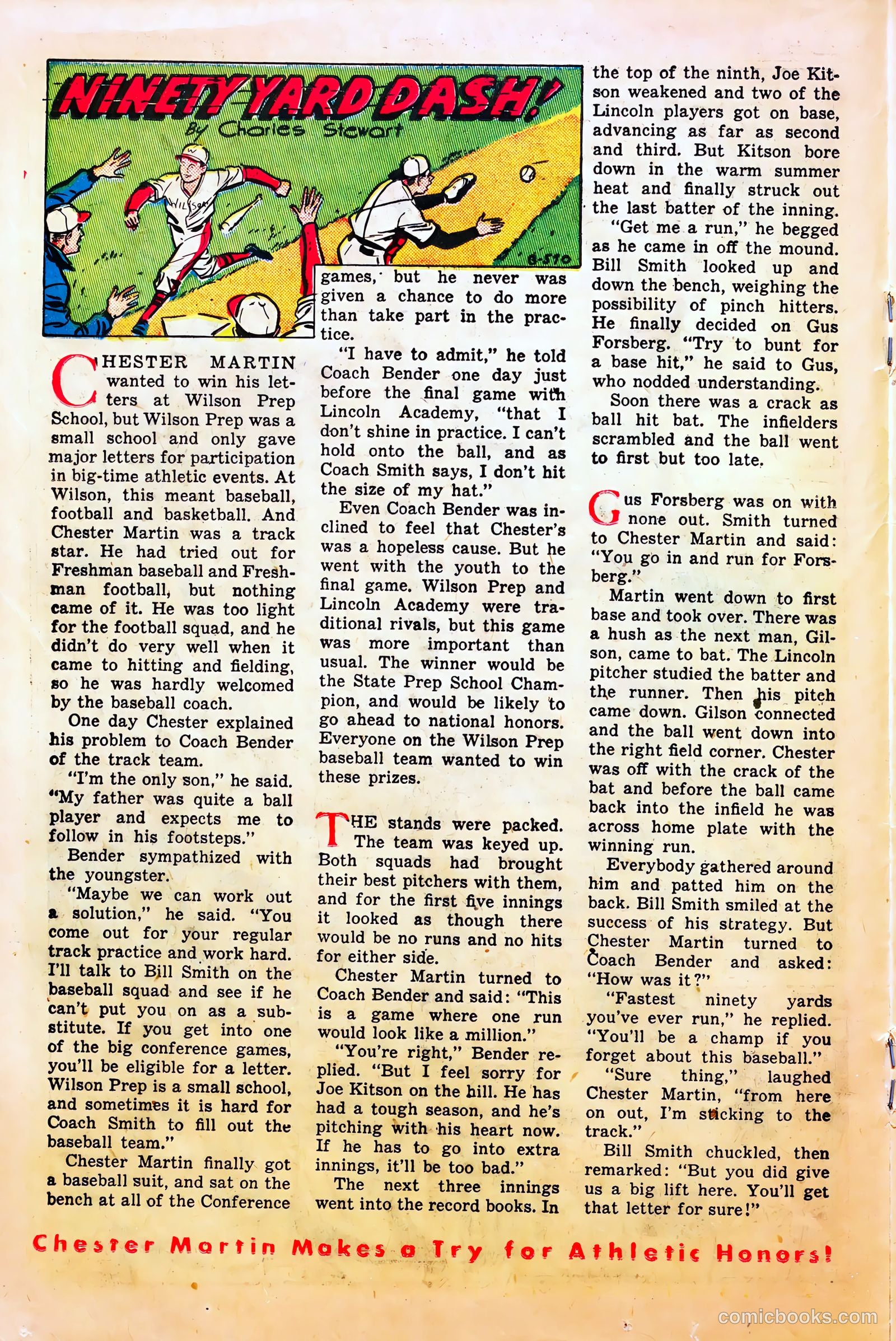 Mel Allen Sports Comics #6 (1950) — page 18 of 36