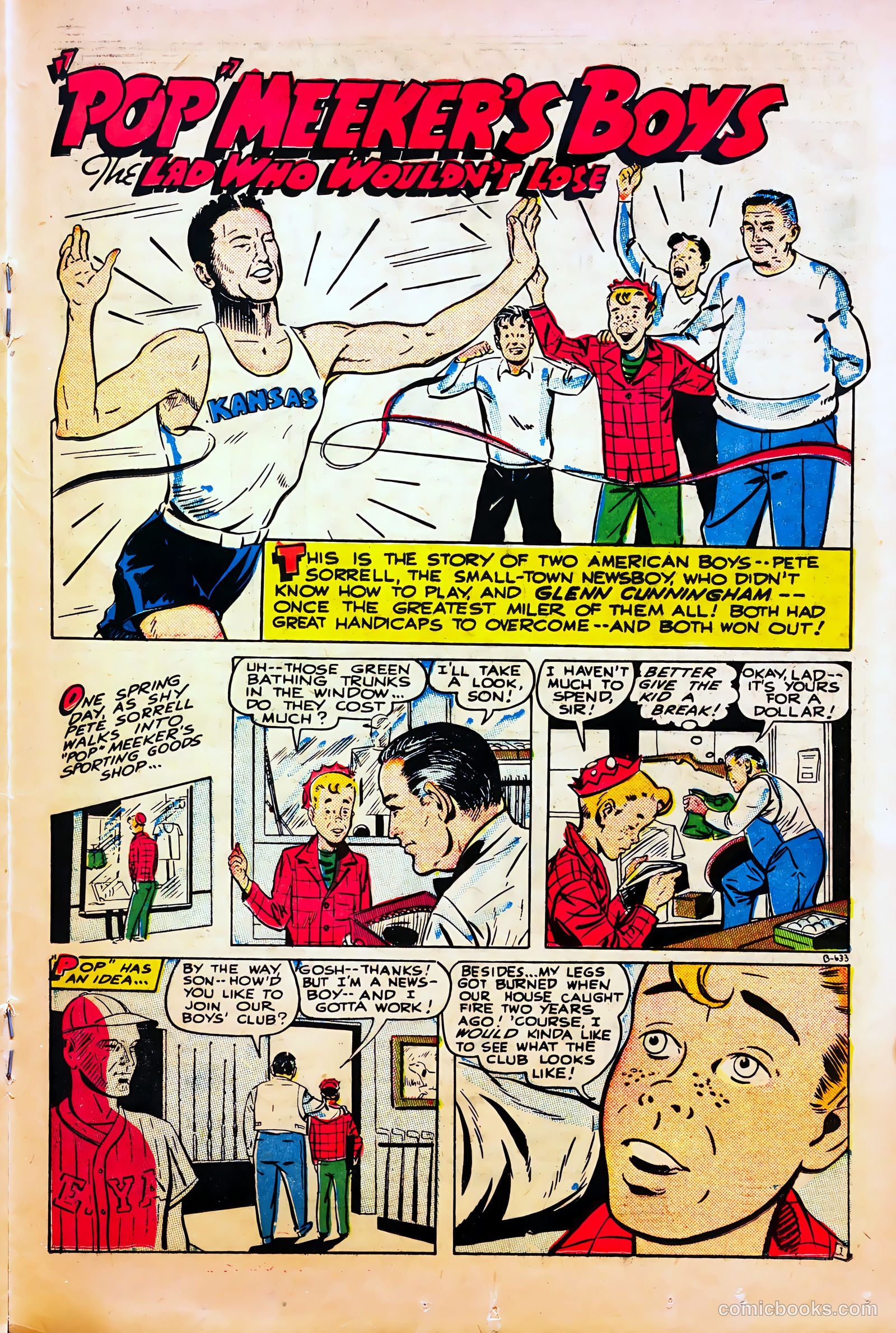 Mel Allen Sports Comics #6 (1950) — page 19 of 36