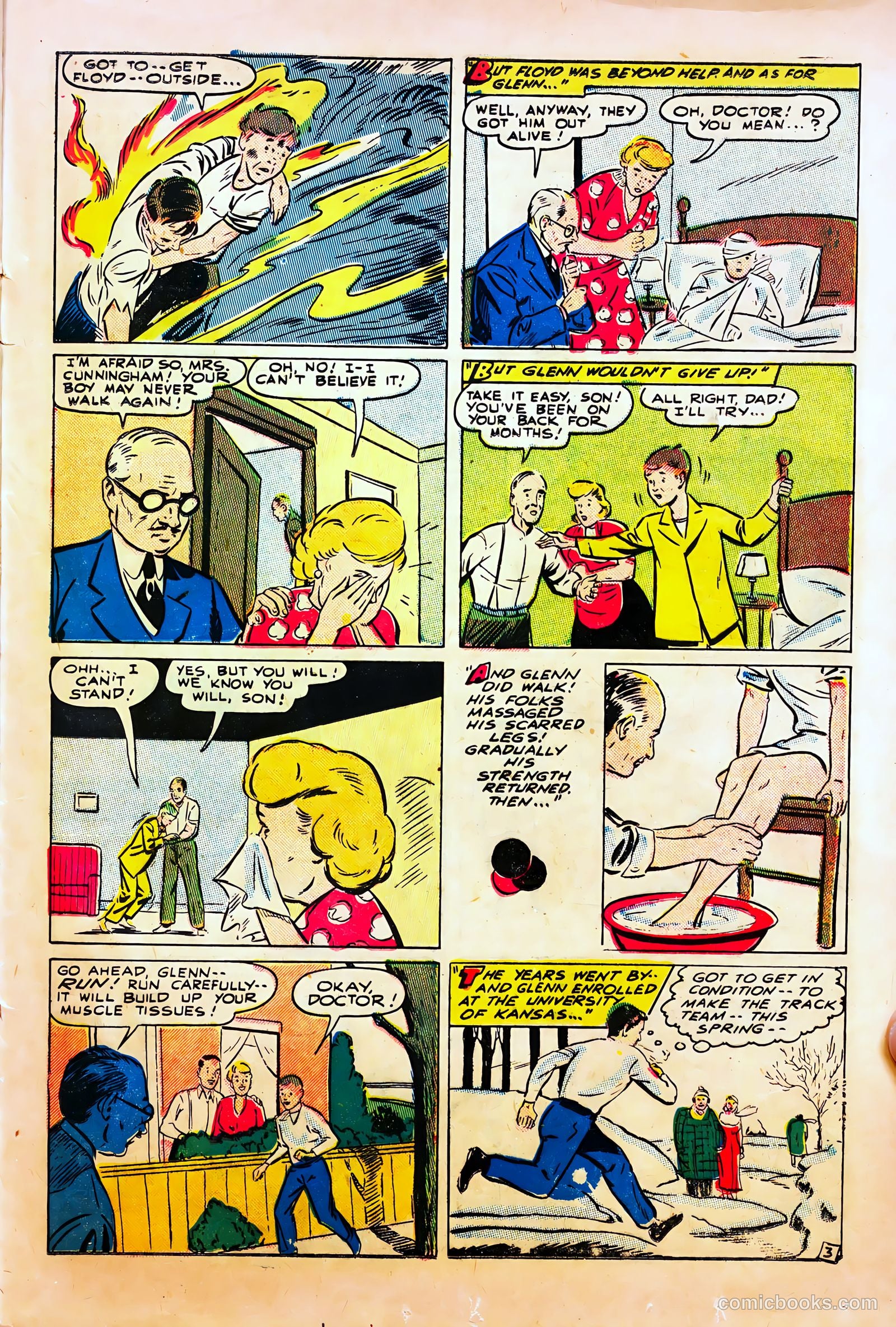Mel Allen Sports Comics #6 (1950) — page 21 of 36