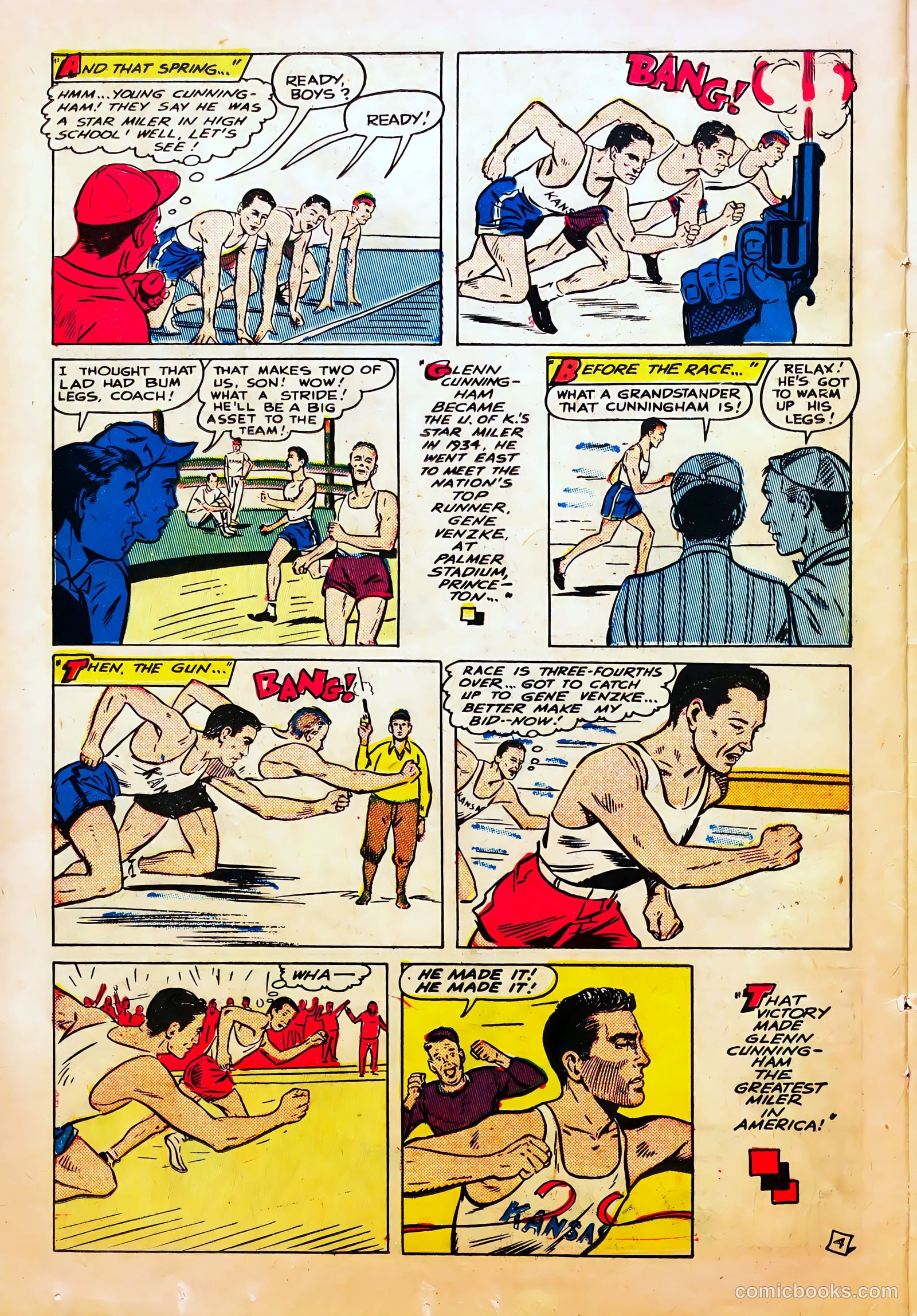 Mel Allen Sports Comics #6 (1950) — page 22 of 36