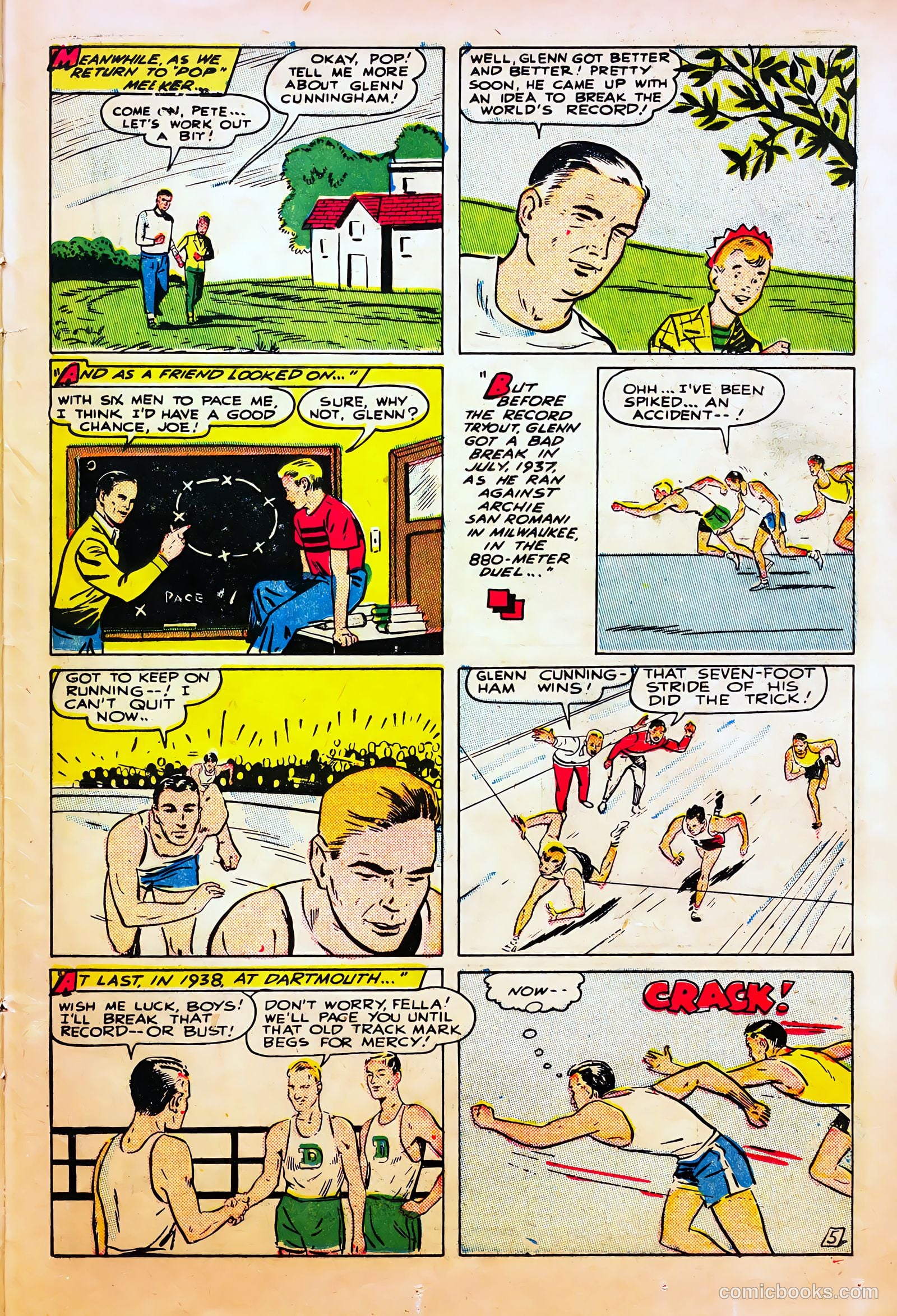 Mel Allen Sports Comics #6 (1950) — page 23 of 36