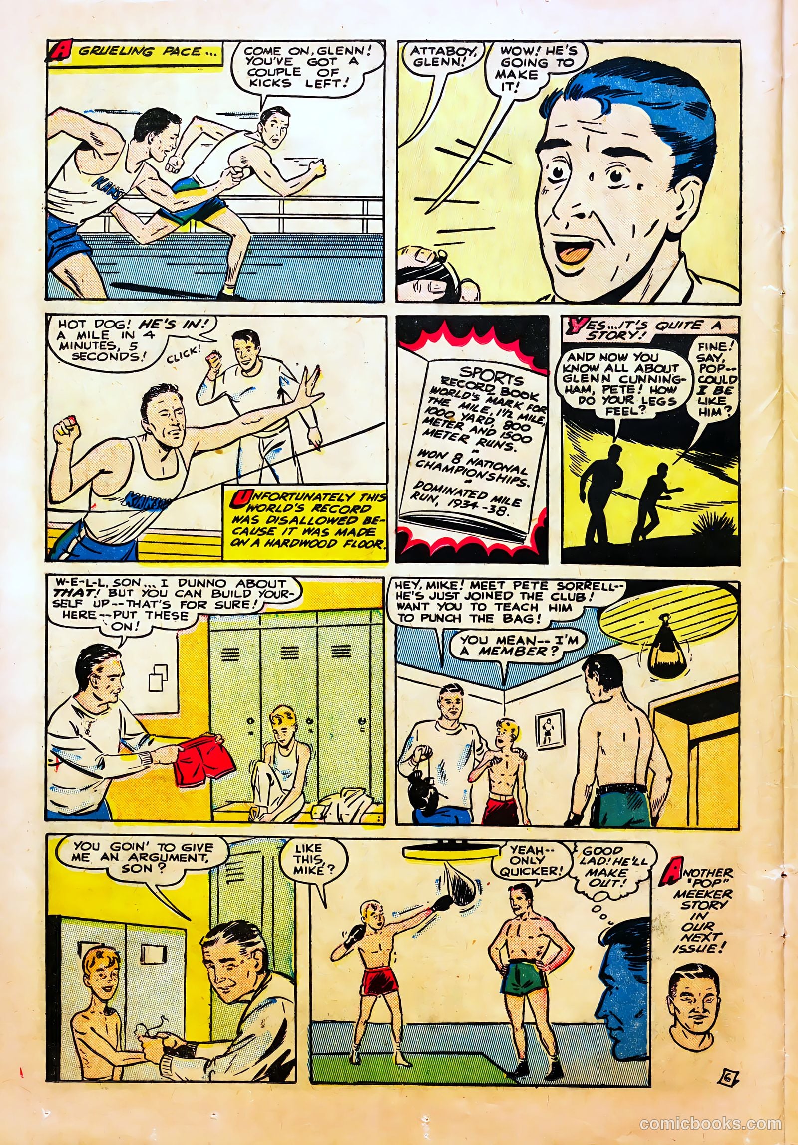 Mel Allen Sports Comics #6 (1950) — page 24 of 36
