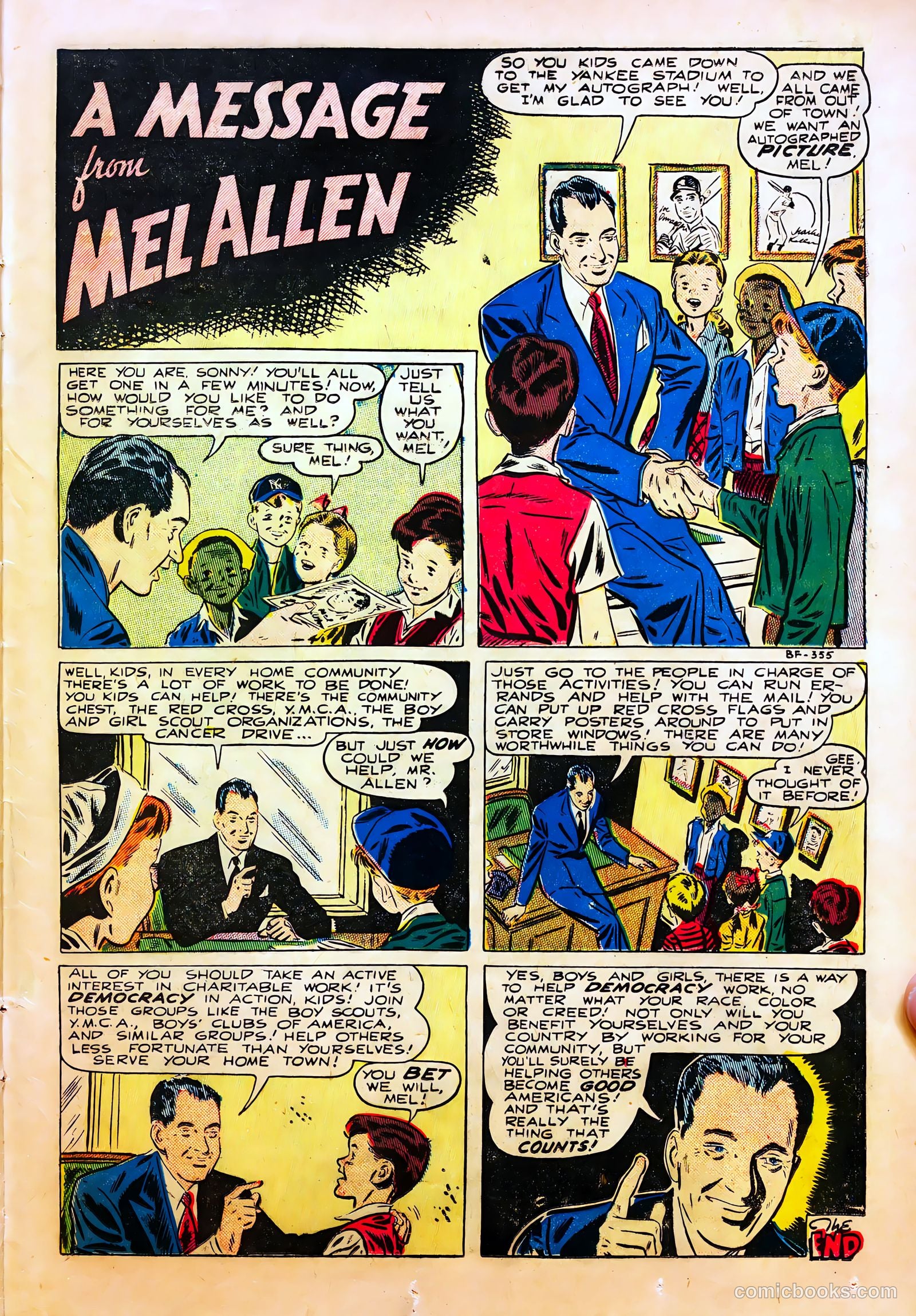 Mel Allen Sports Comics #6 (1950) — page 25 of 36