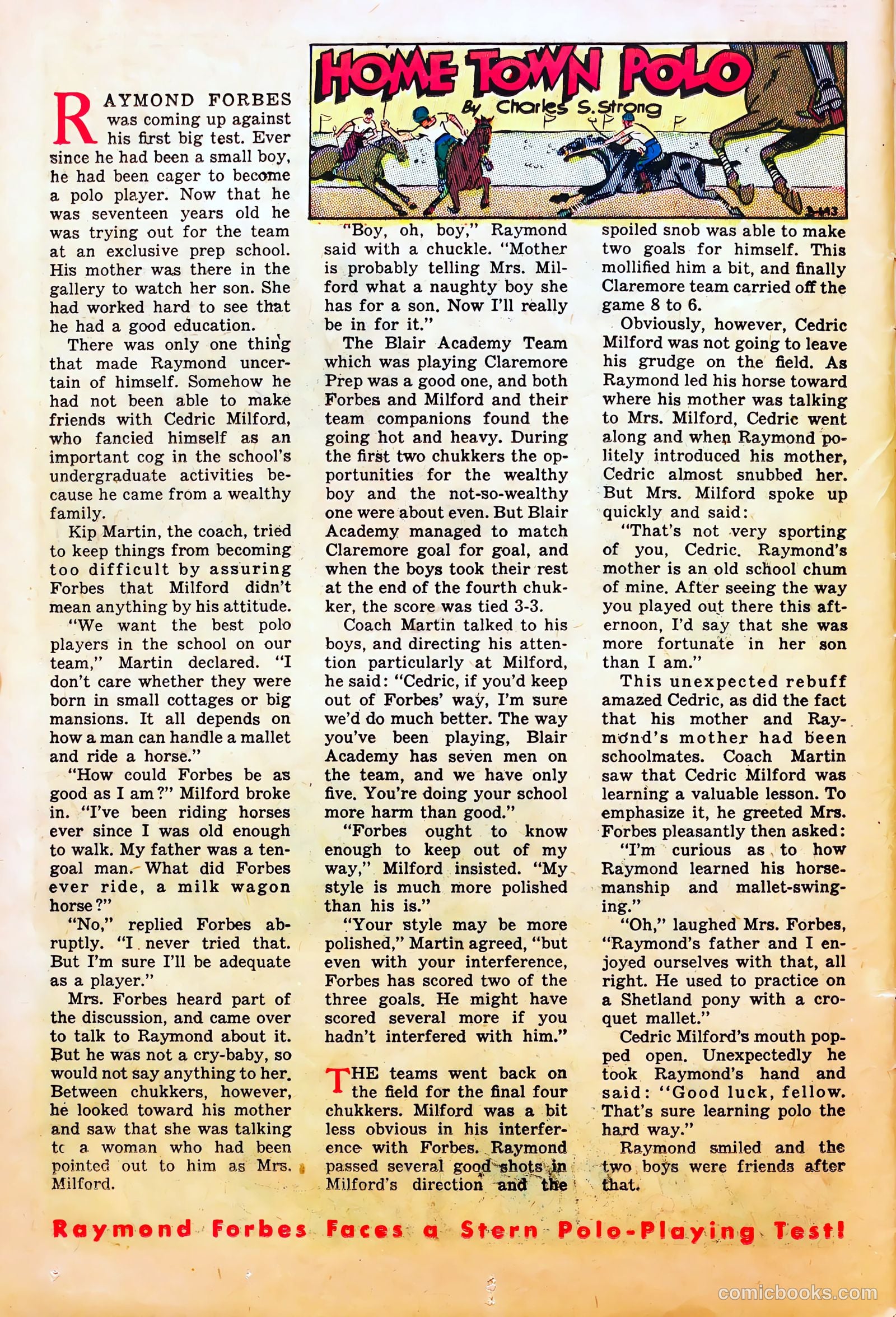 Mel Allen Sports Comics #6 (1950) — page 26 of 36