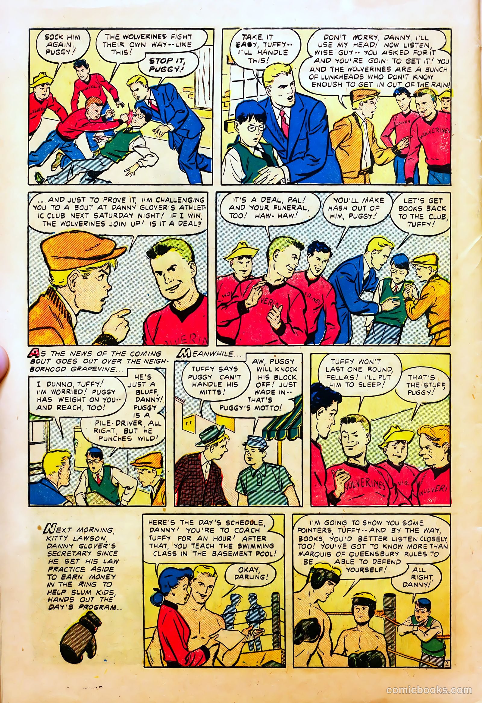 Mel Allen Sports Comics #6 (1950) — page 28 of 36