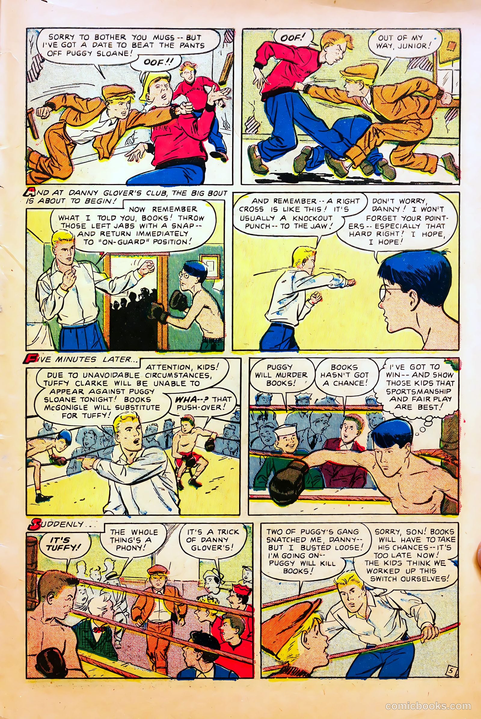 Mel Allen Sports Comics #6 (1950) — page 31 of 36
