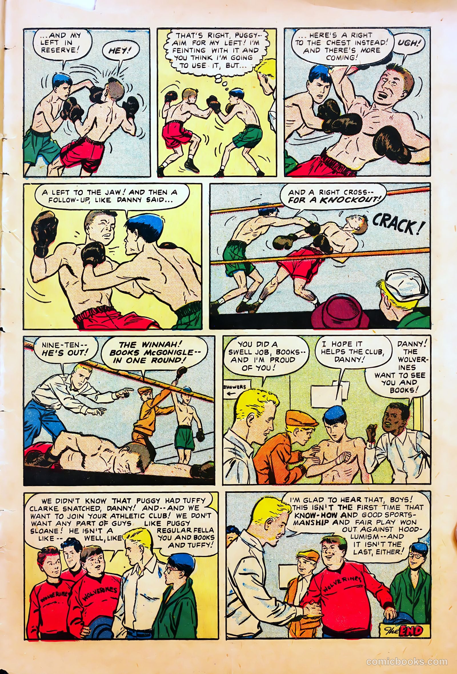 Mel Allen Sports Comics #6 (1950) — page 33 of 36