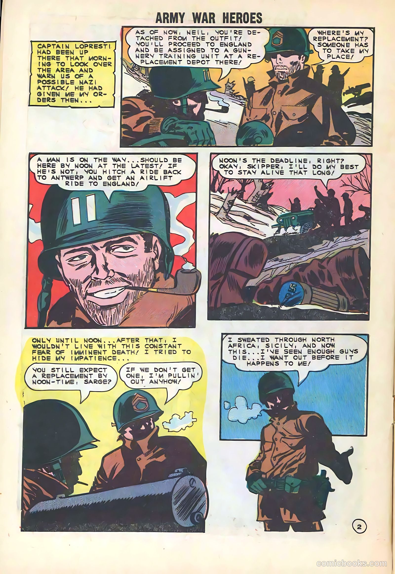 Army War Heroes #8 (1965) — page 4 of 36