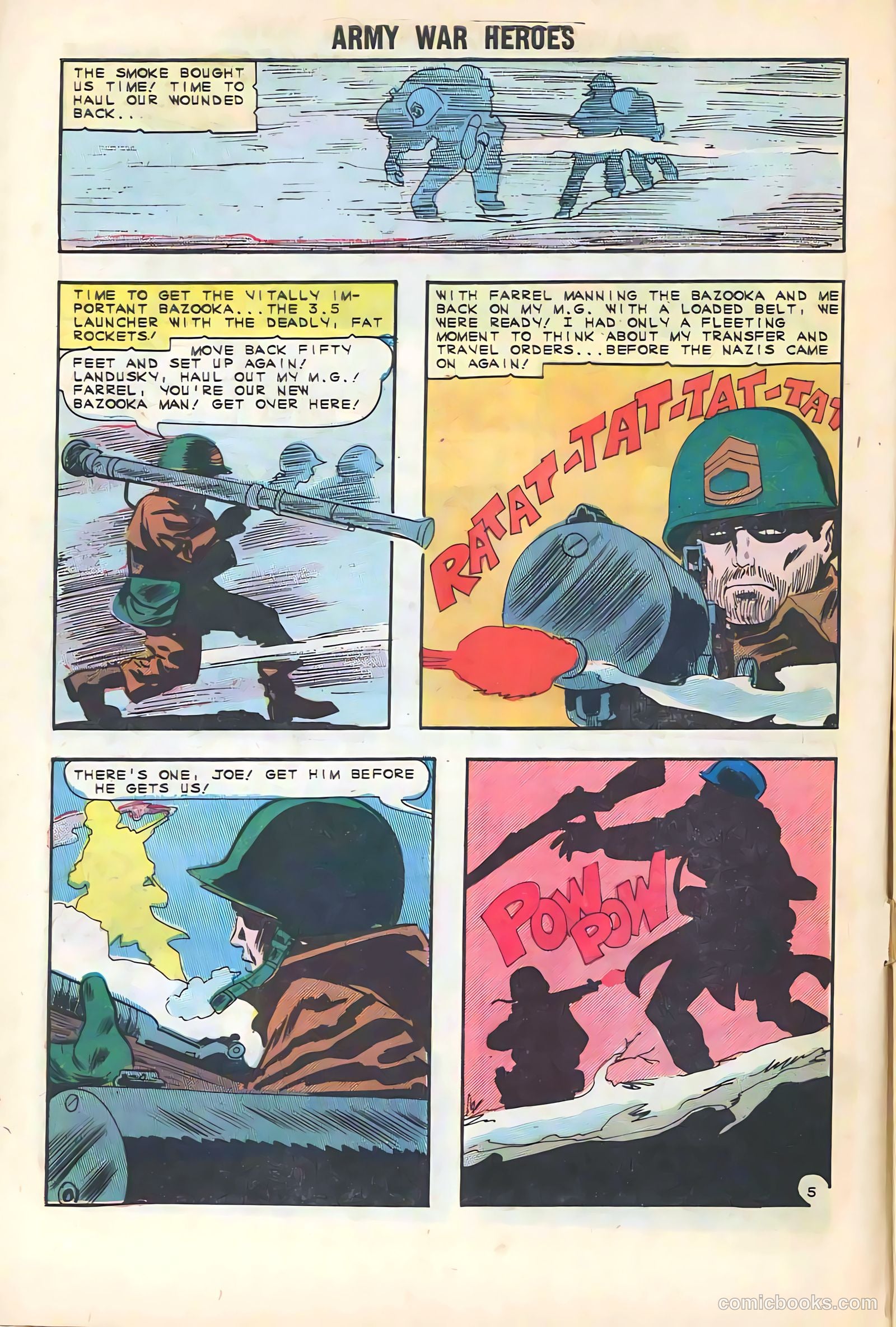 Army War Heroes #8 (1965) — page 8 of 36