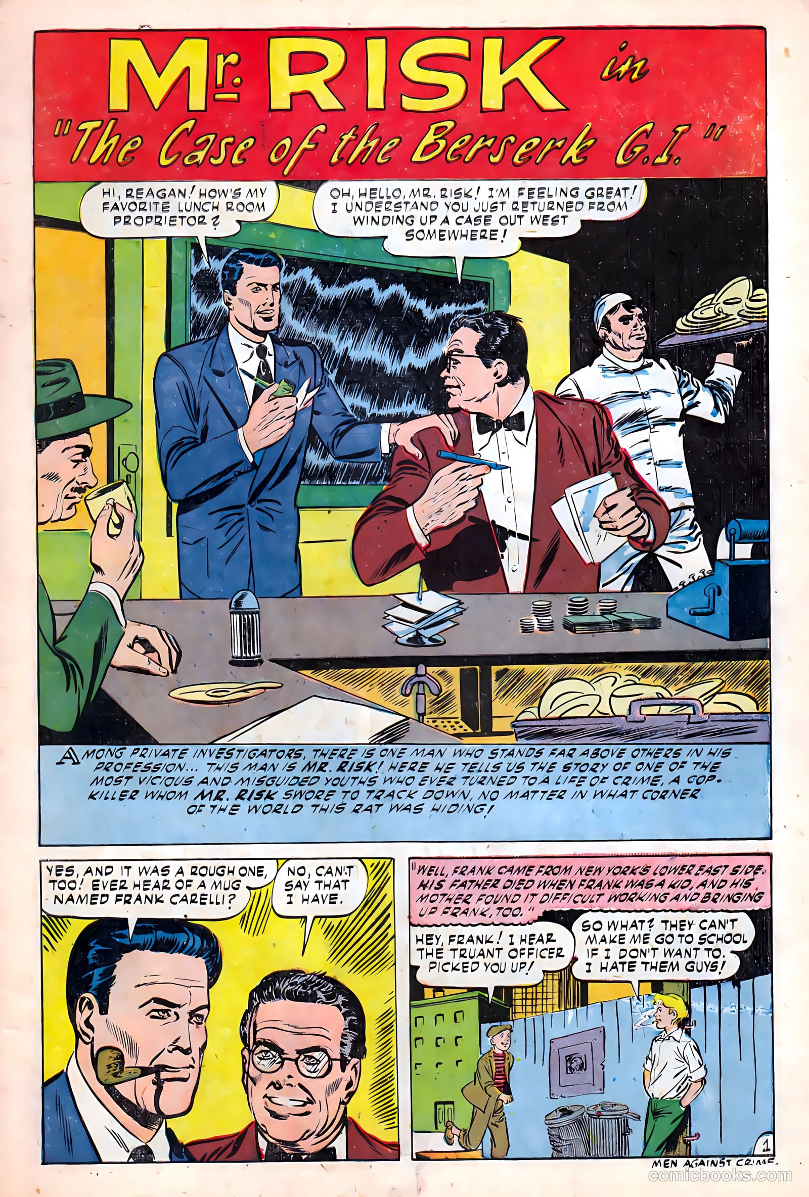 Men Against Crime #3 (1951) — page 3 of 36
