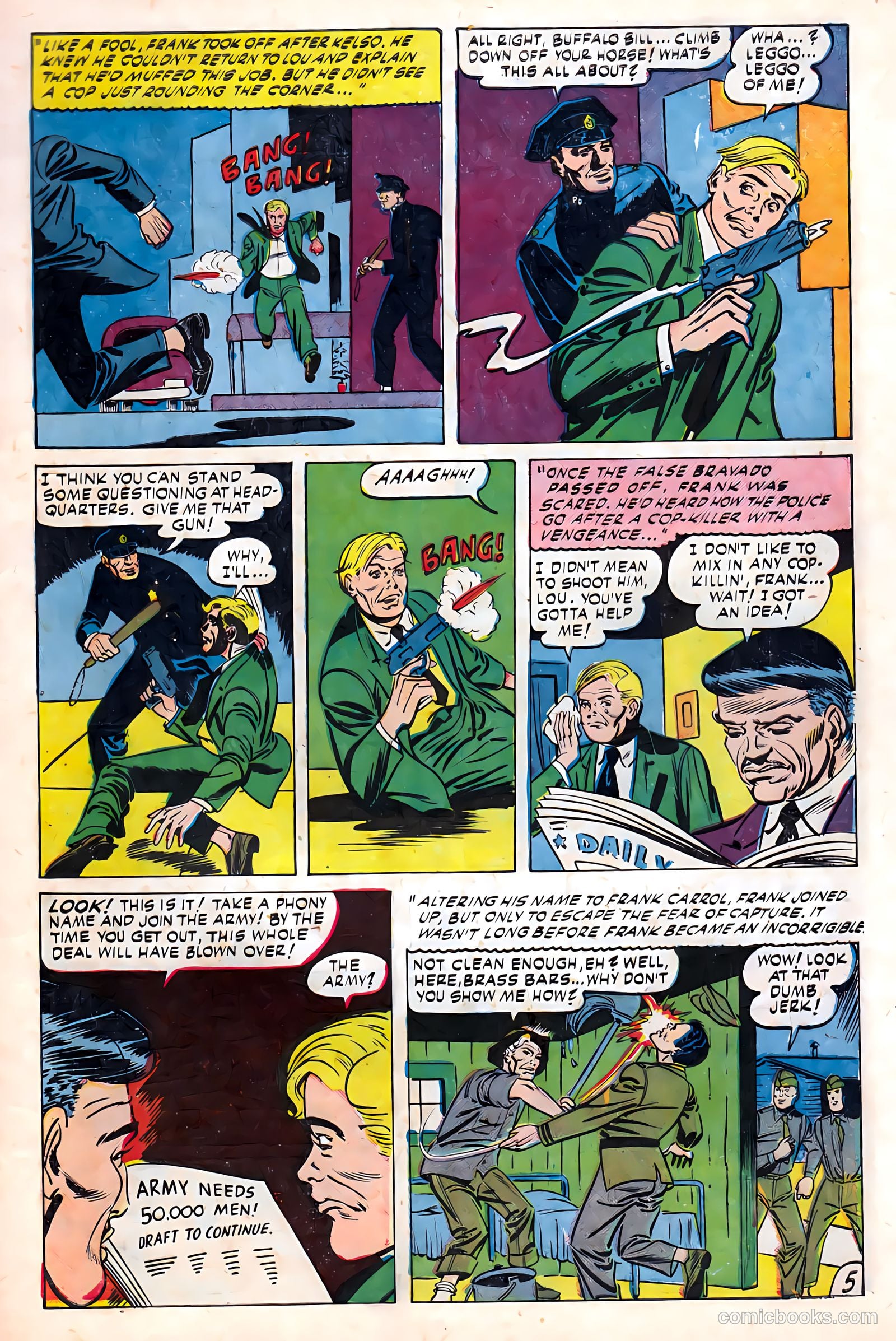 Men Against Crime #3 (1951) — page 7 of 36