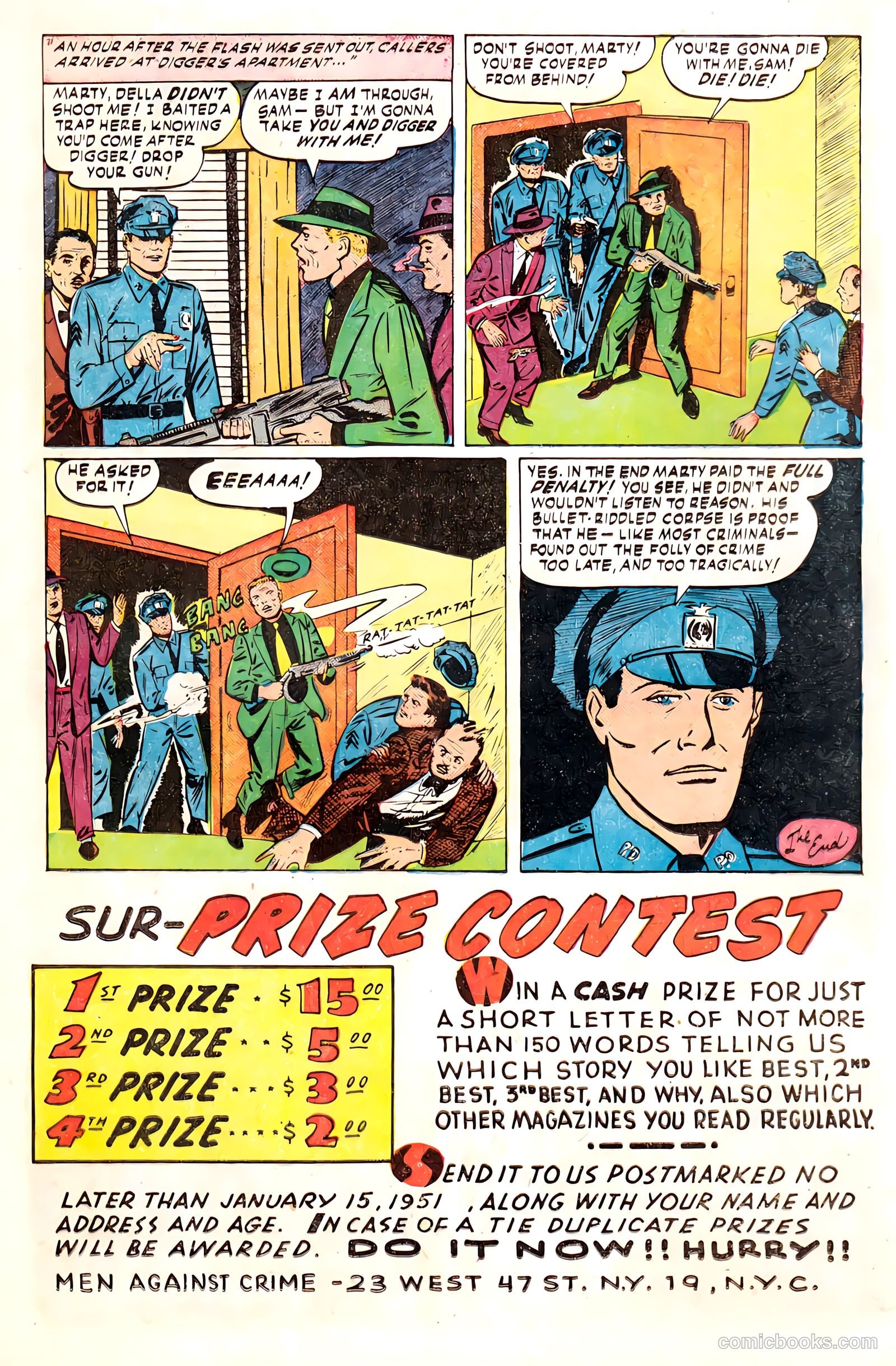 Men Against Crime #3 (1951) — page 17 of 36