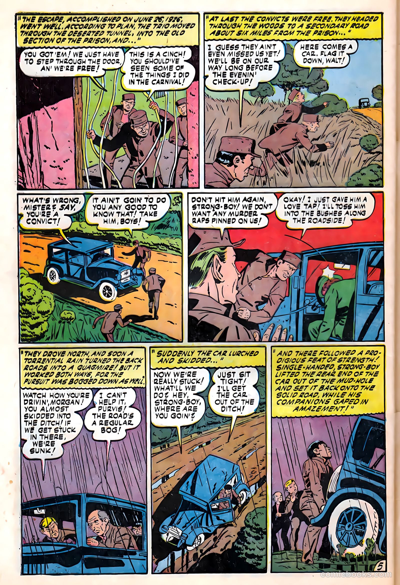 Men Against Crime #3 (1951) — page 32 of 36