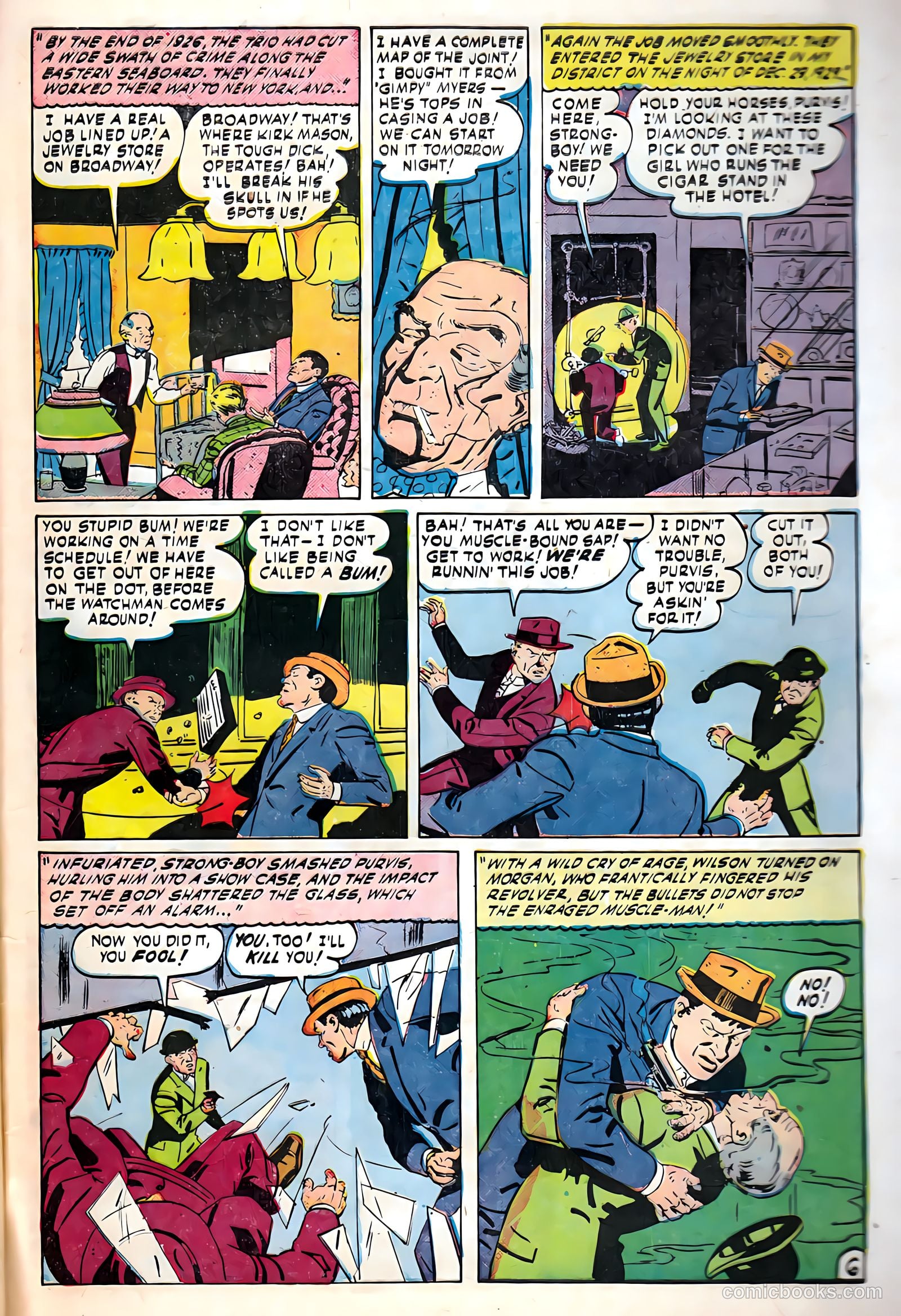 Men Against Crime #3 (1951) — page 33 of 36