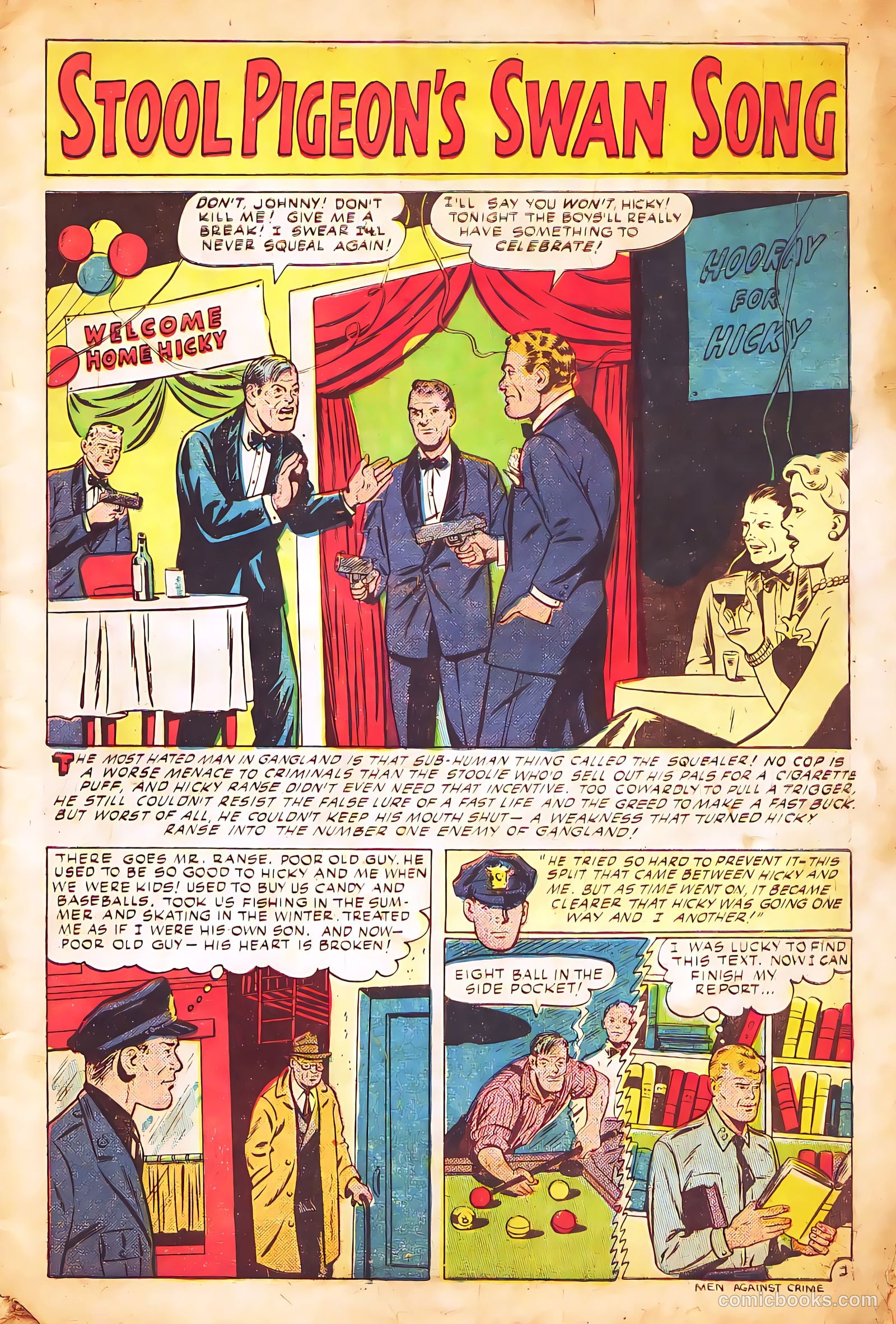 Men Against Crime #4 (1951) — page 3 of 36