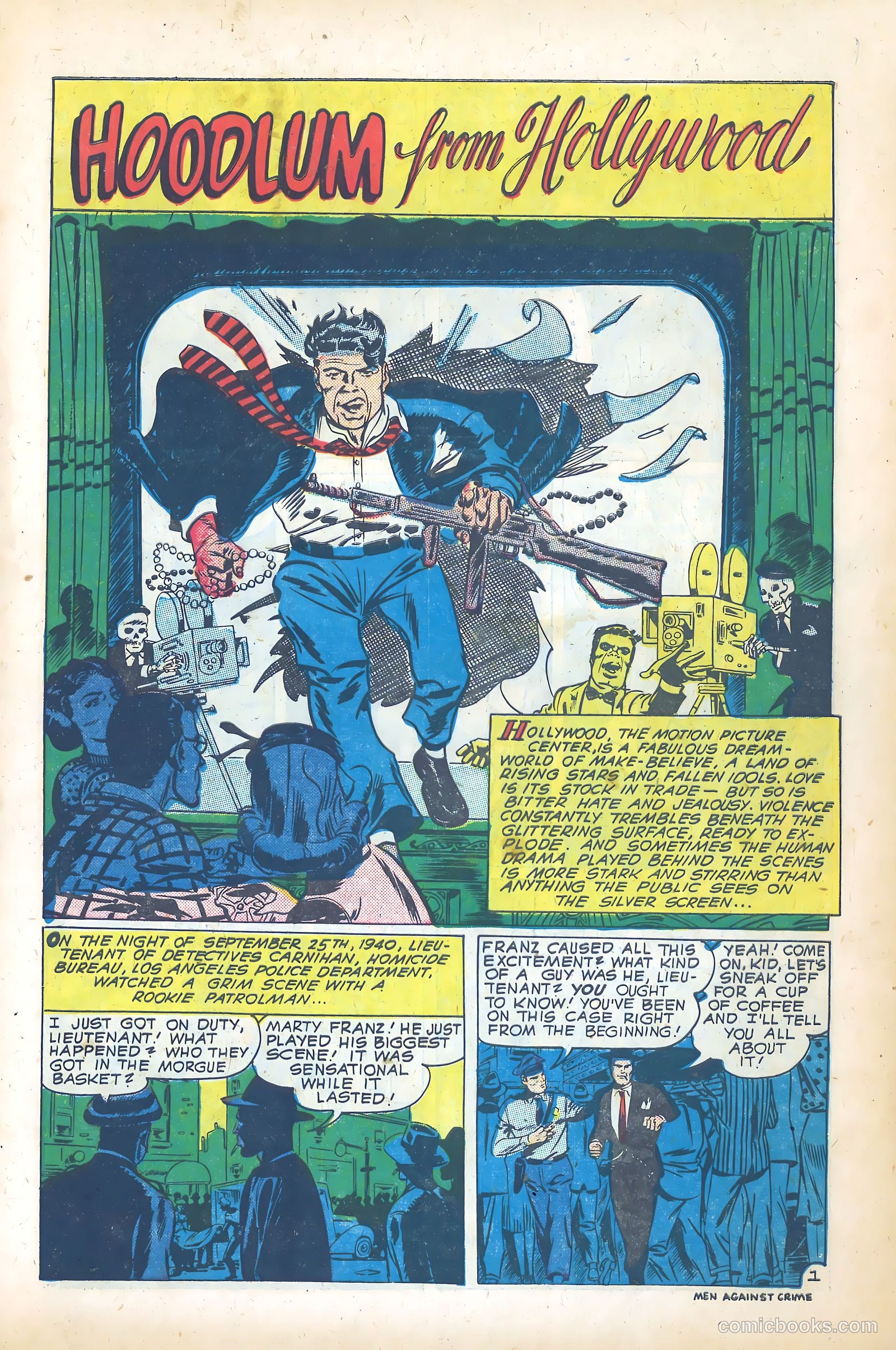 Men Against Crime #5 (1951) — page 3 of 36