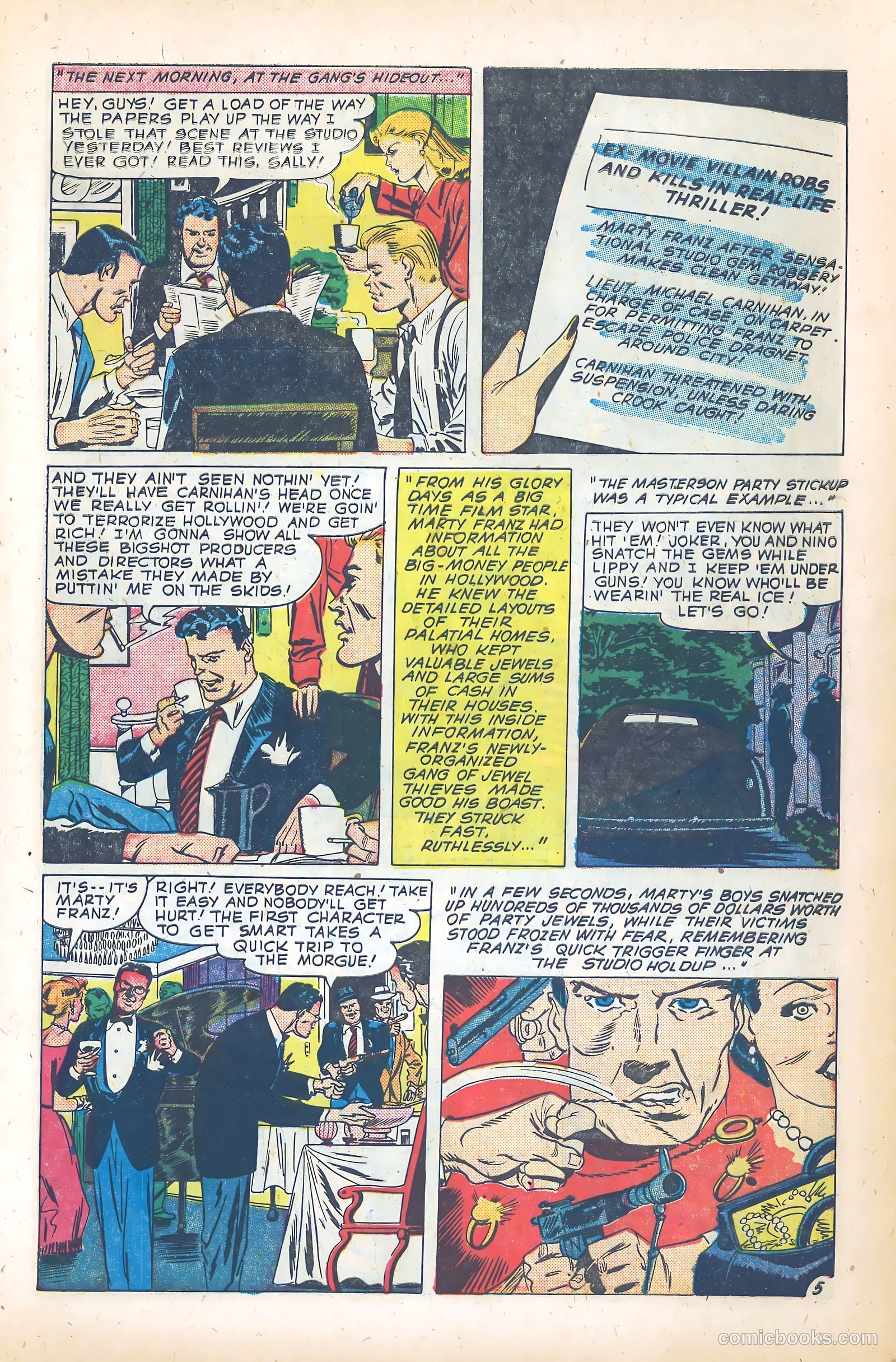 Men Against Crime #5 (1951) — page 7 of 36