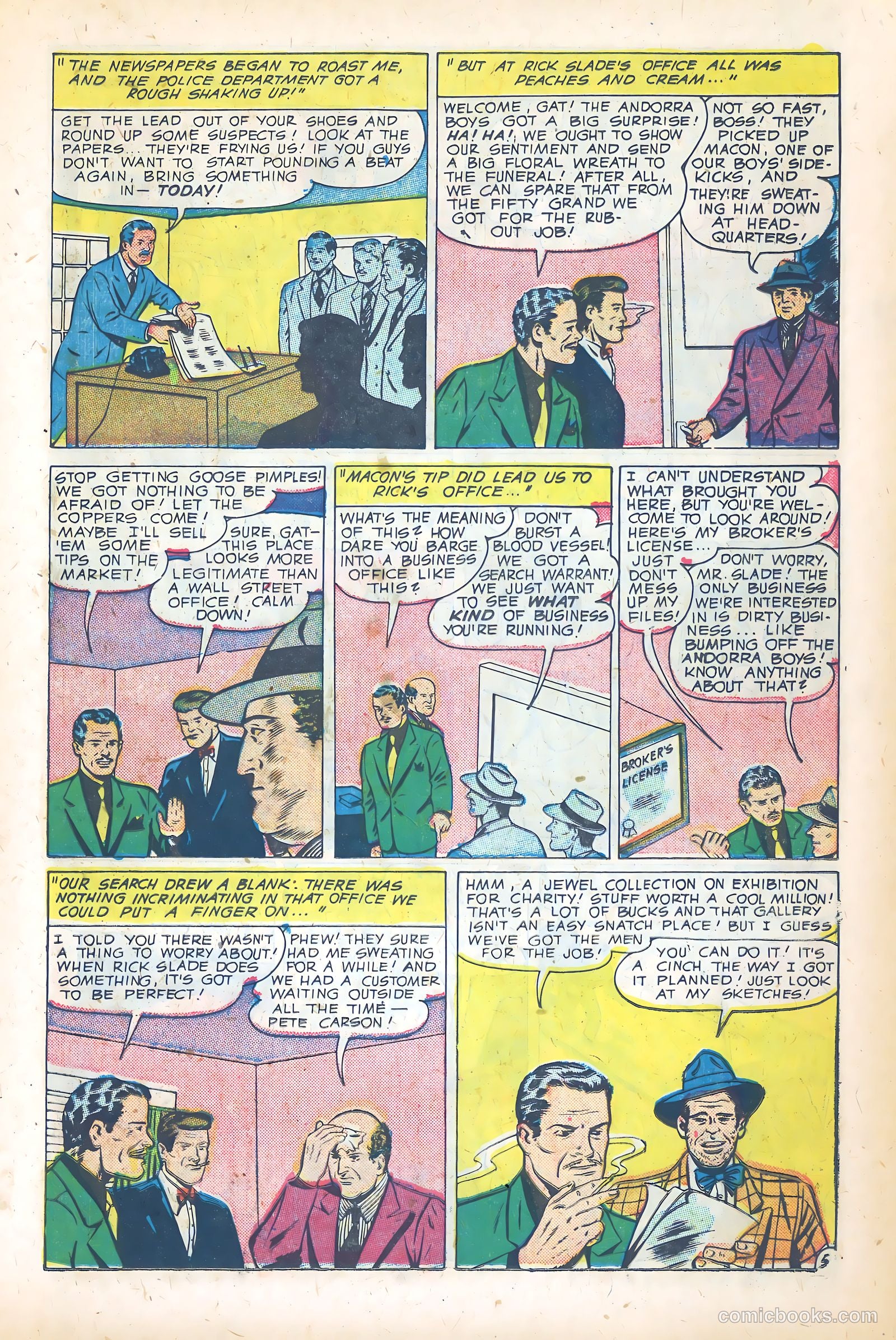 Men Against Crime #5 (1951) — page 15 of 36