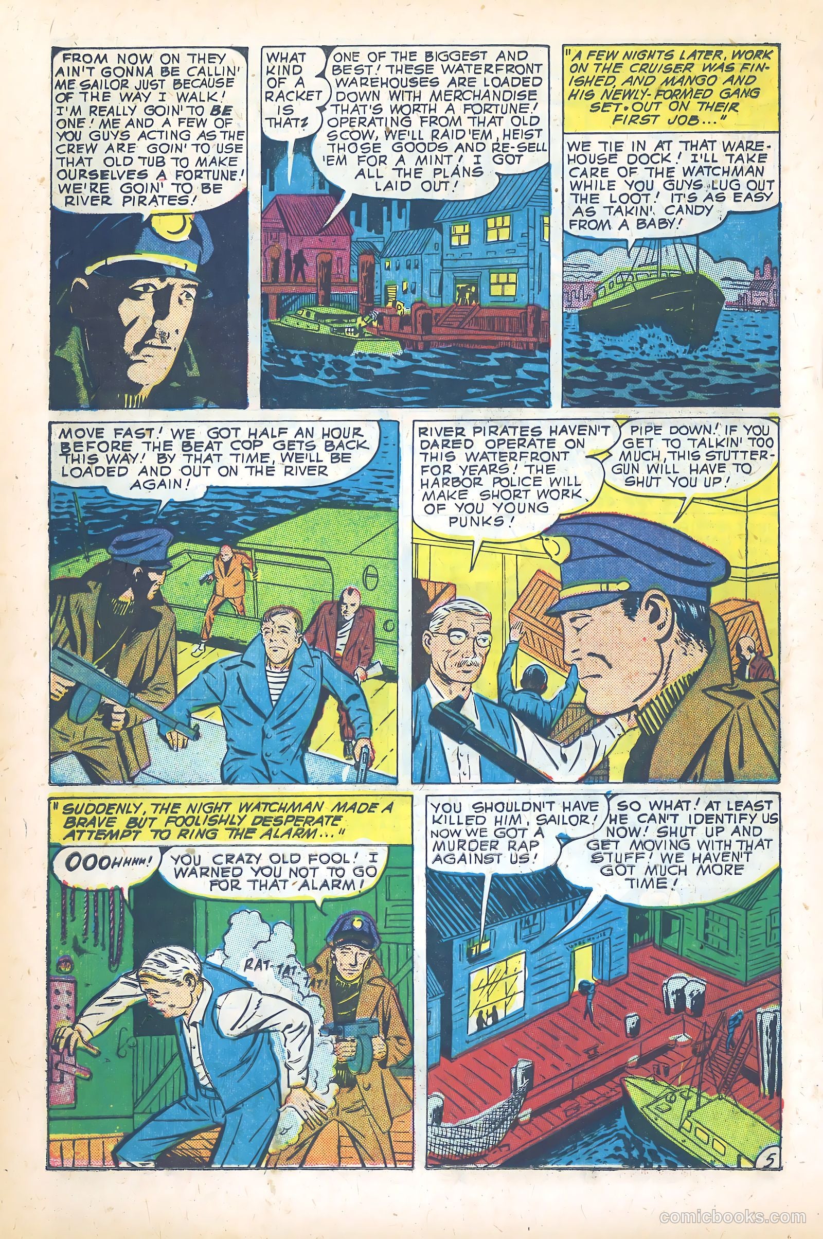 Men Against Crime #5 (1951) — page 22 of 36
