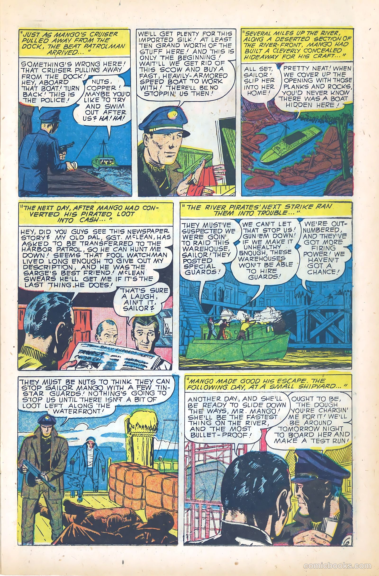 Men Against Crime #5 (1951) — page 23 of 36