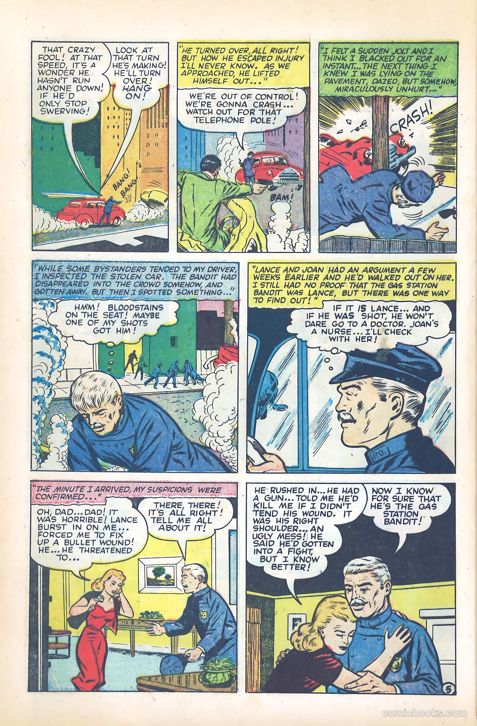 Men Against Crime #5 (1951) — page 32 of 36