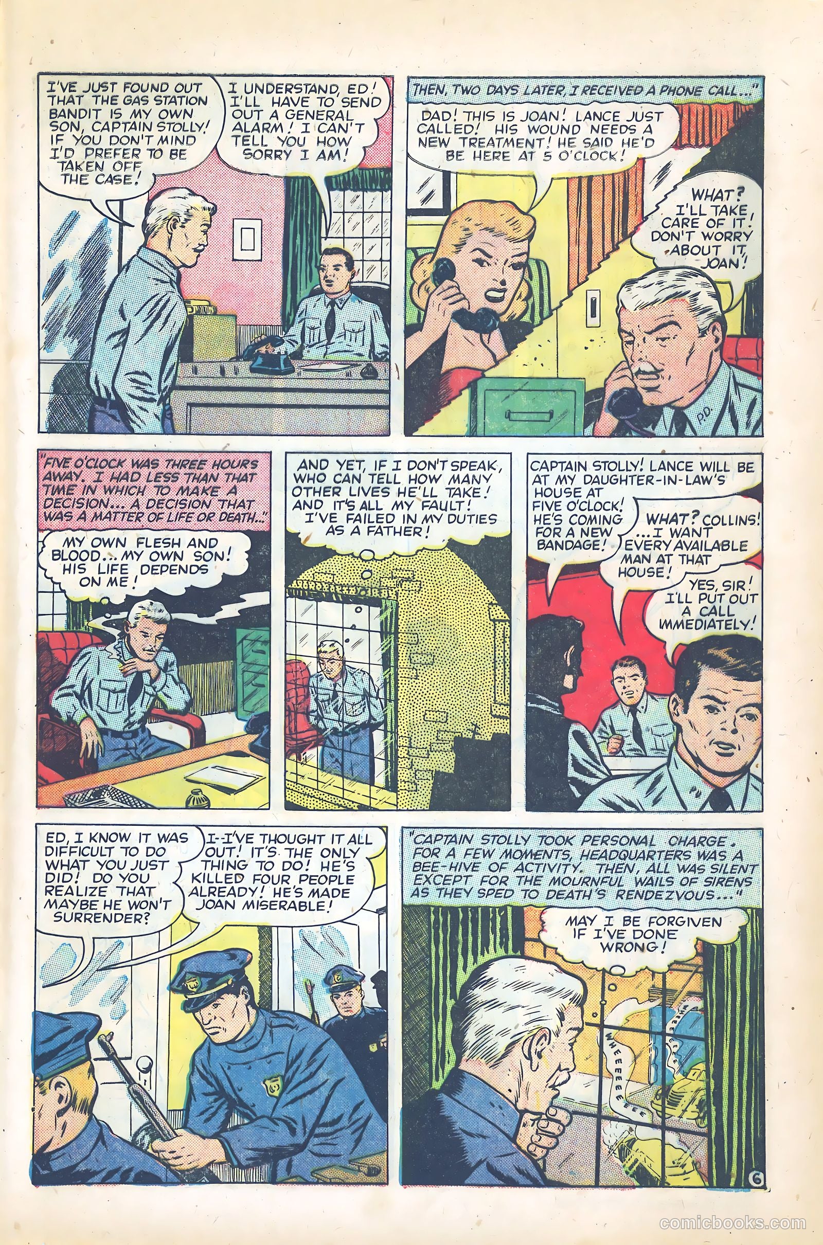 Men Against Crime #5 (1951) — page 33 of 36