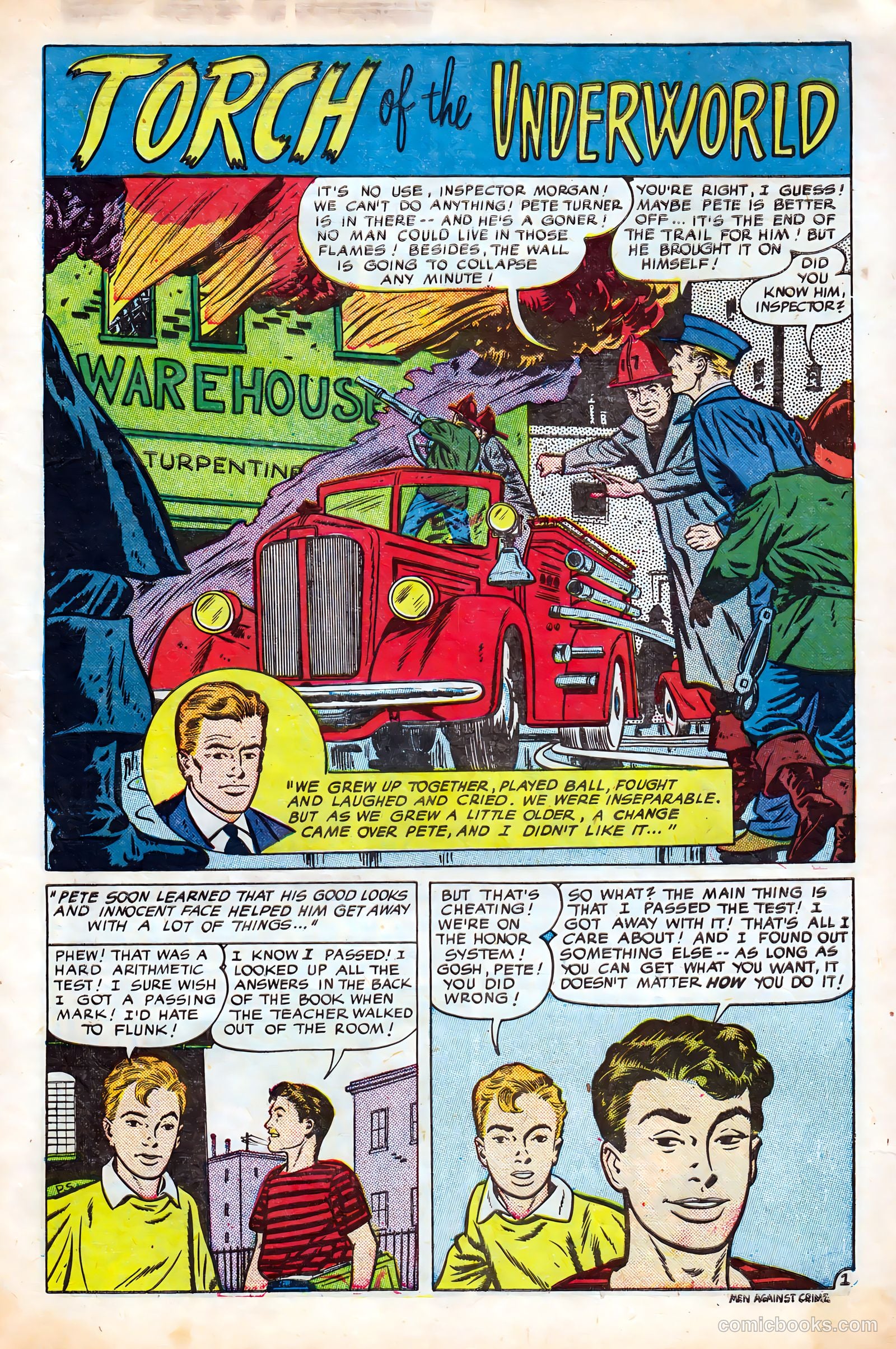 Men Against Crime #6 (1951) — page 3 of 36